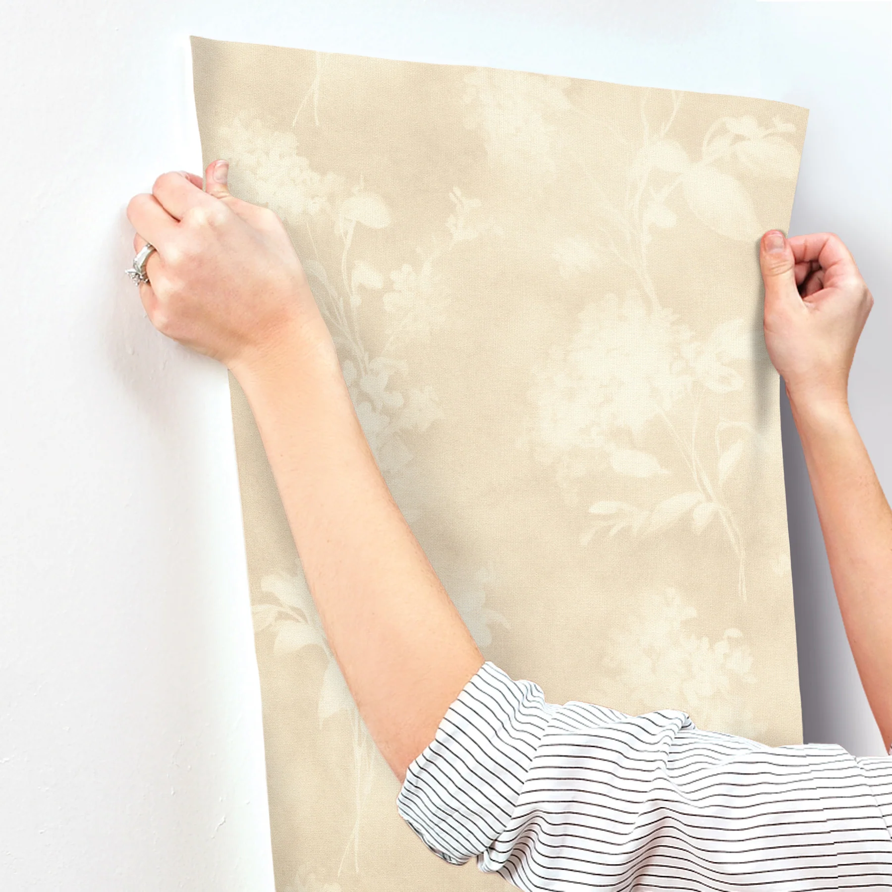 A-Street Prints 4202-481419 Izara Beige Botanical Wallpaper - Image 4