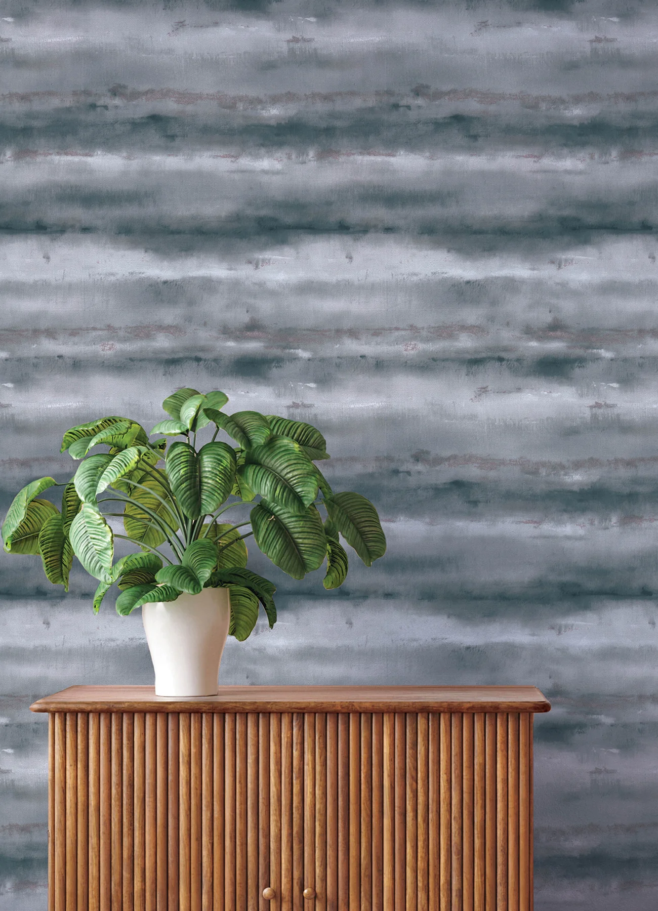 A-Street Prints 4202-481662 Ayla Indigo Abstract Stripe Wallpaper - Image 5