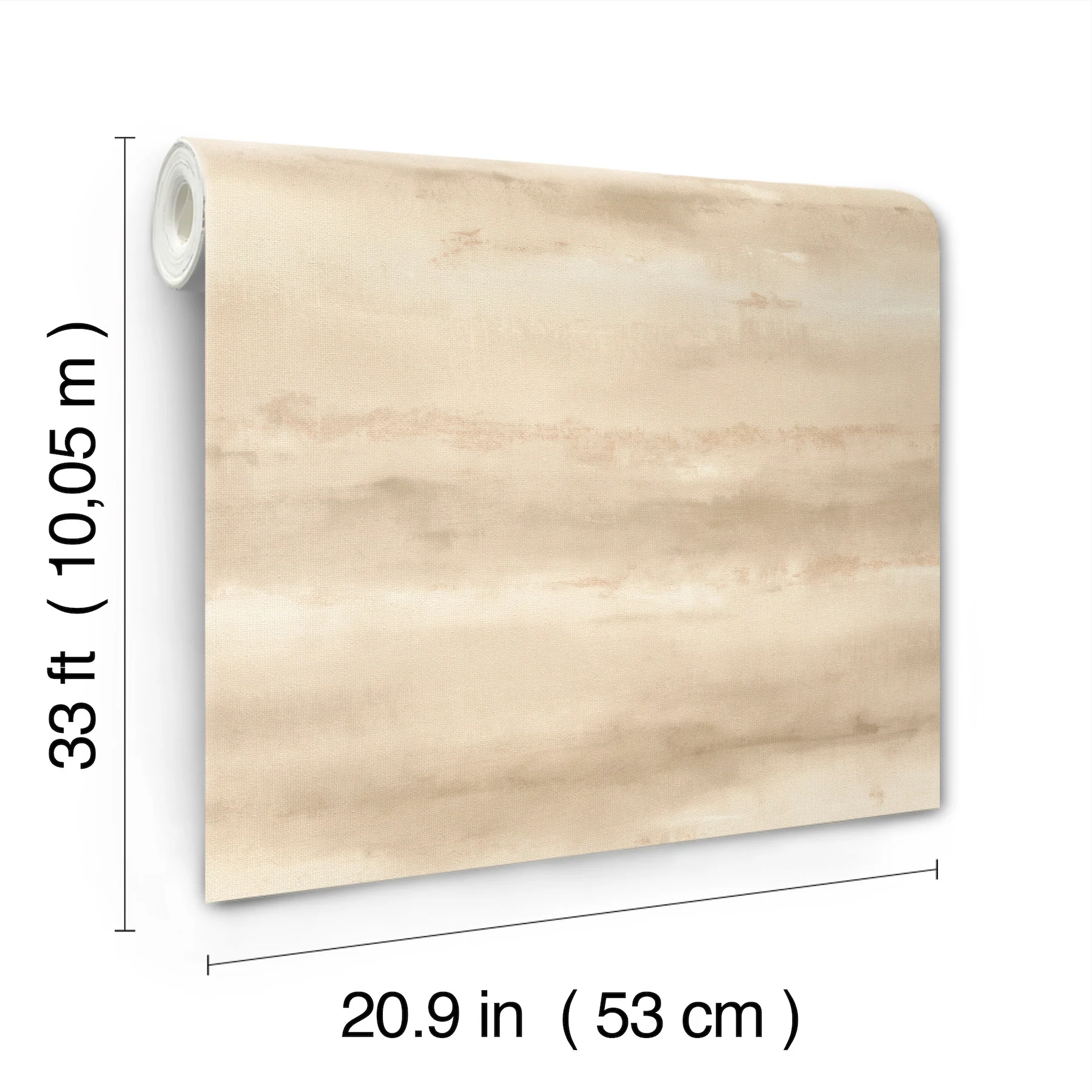 A-Street Prints 4202-481679 Ayla Neutral Abstract Stripe Wallpaper - Image 3