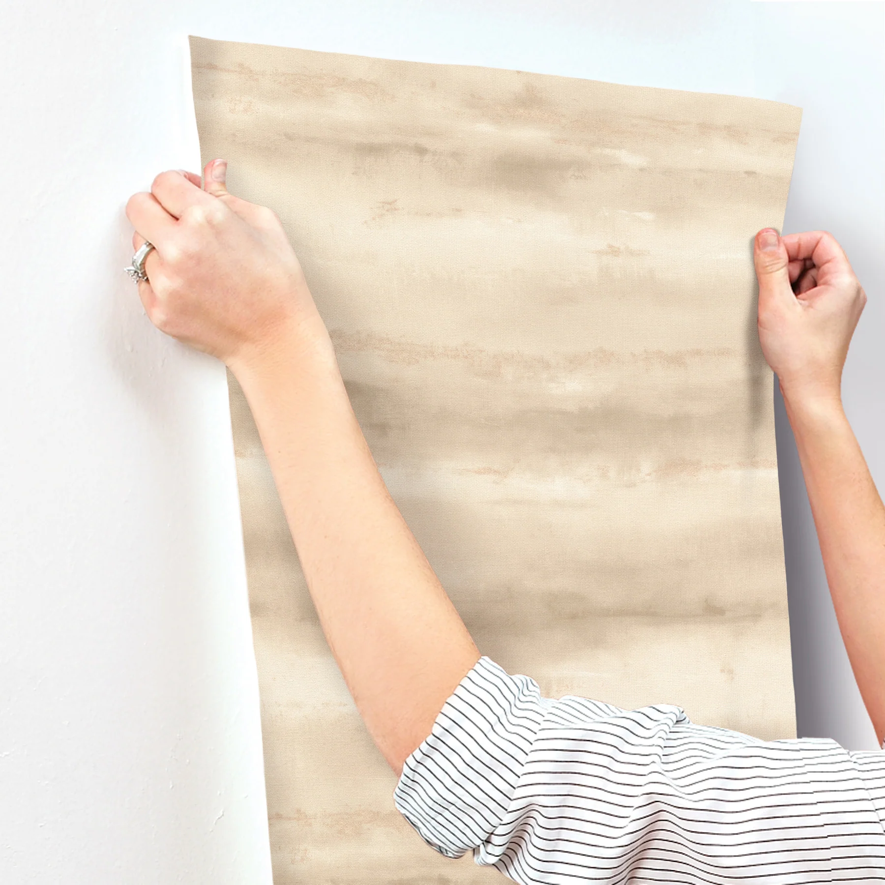 A-Street Prints 4202-481679 Ayla Neutral Abstract Stripe Wallpaper - Image 6