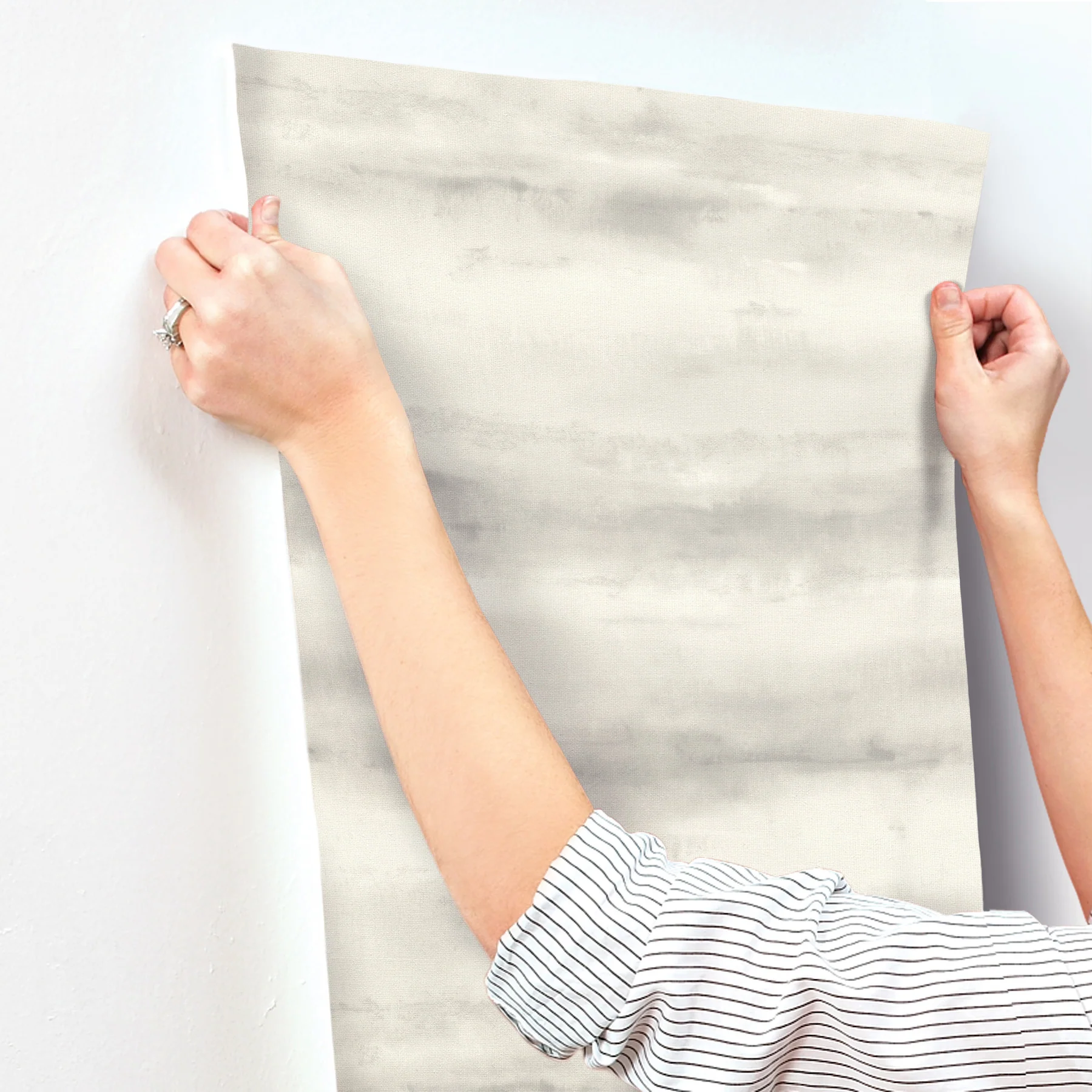 A-Street Prints 4202-481686 Ayla Grey Abstract Stripe Wallpaper - Image 6