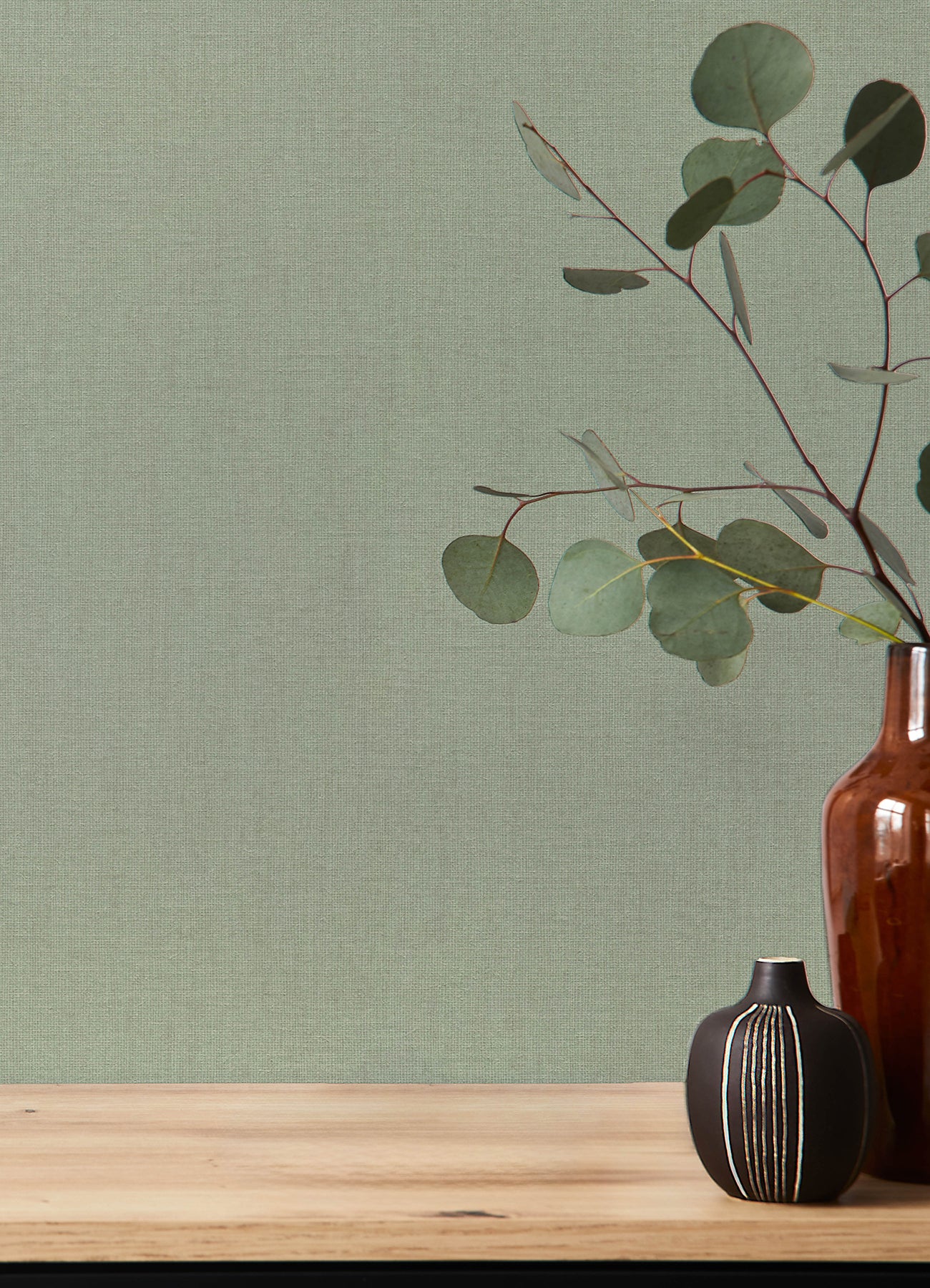 A-Street Prints 4202-484588 Naim Sage Solid Texture Wallpaper - Image 3