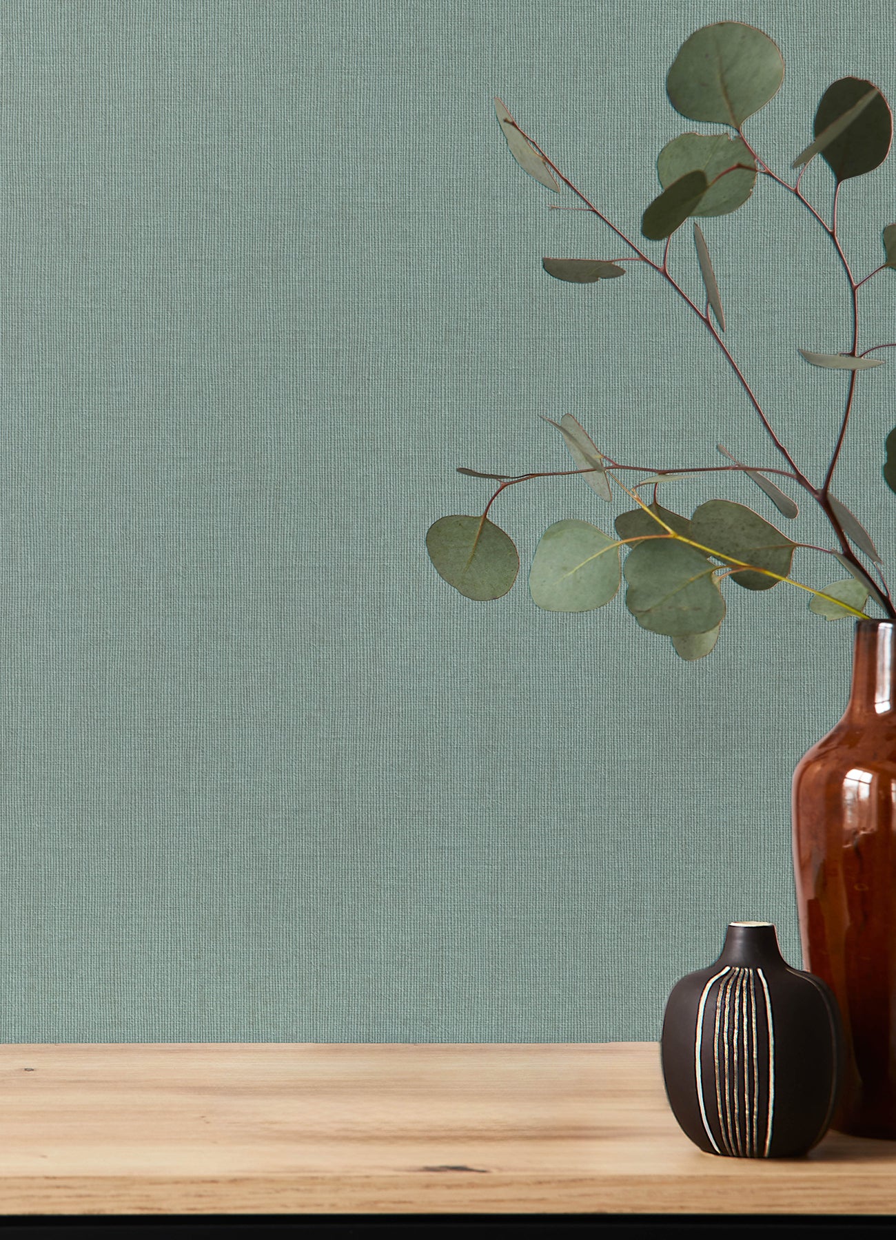 A-Street Prints 4202-484595 Naim Aqua Solid Texture Wallpaper - Image 5