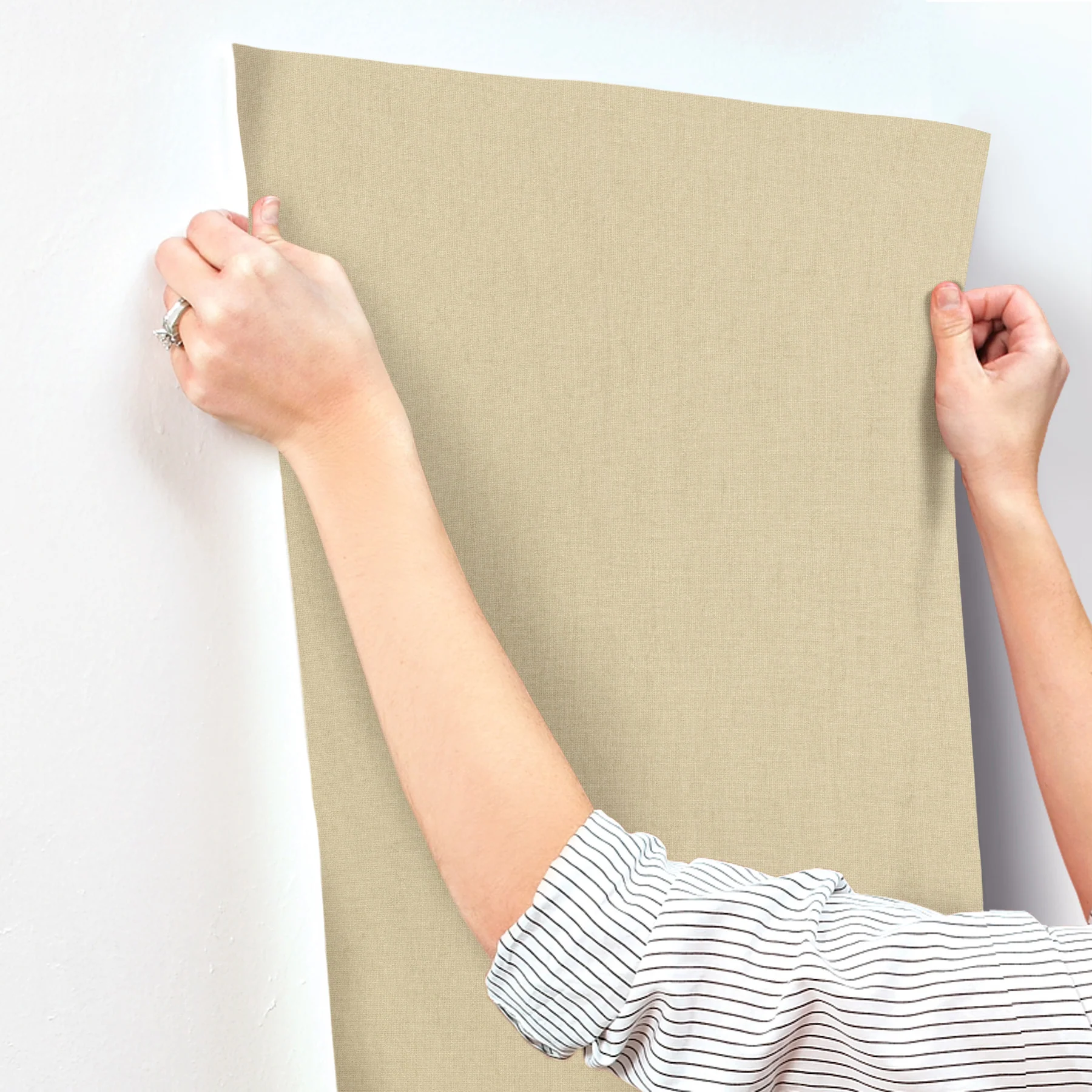 A-Street Prints 4202-484687 Naim Olive Solid Texture Wallpaper - Image 3
