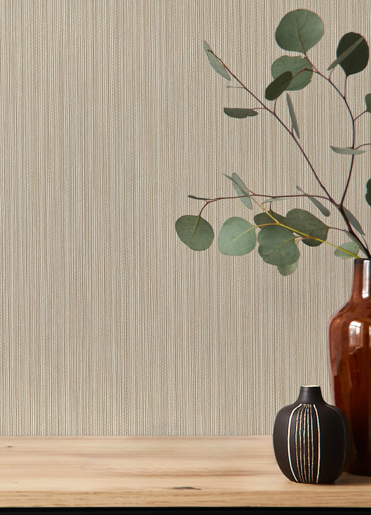 A-Street Prints 4202-537635 Ewan Beige Textured Stripe Wallpaper - Image 4