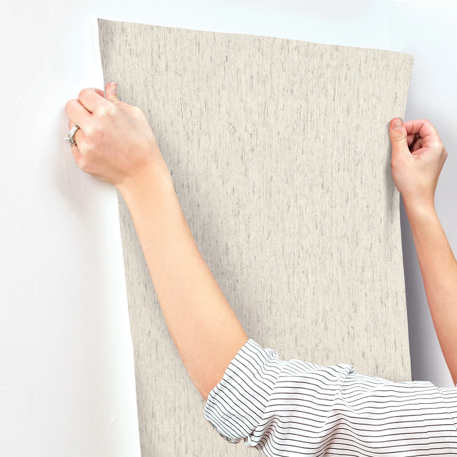 A-Street Prints 4202-571042 Roison Light Grey Birch Bark Wallpaper - Image 6