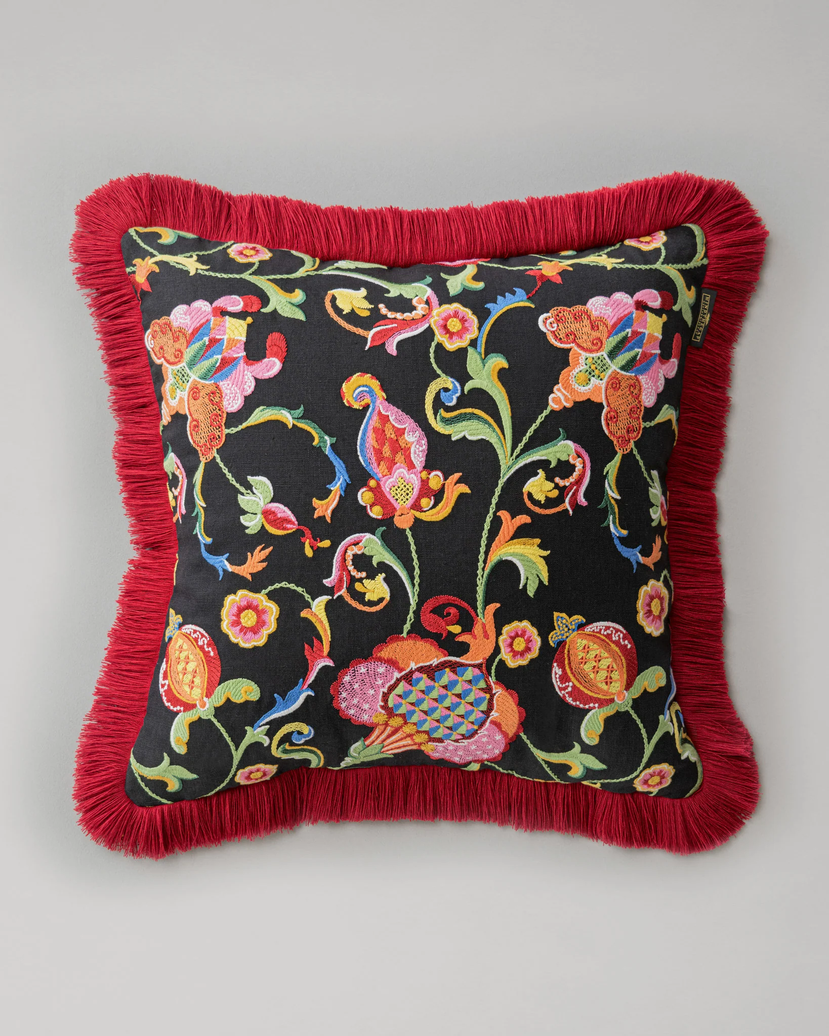 MindtheGap AL FRESCO Embroidered Cushion LC40254 Cushions - Image 13