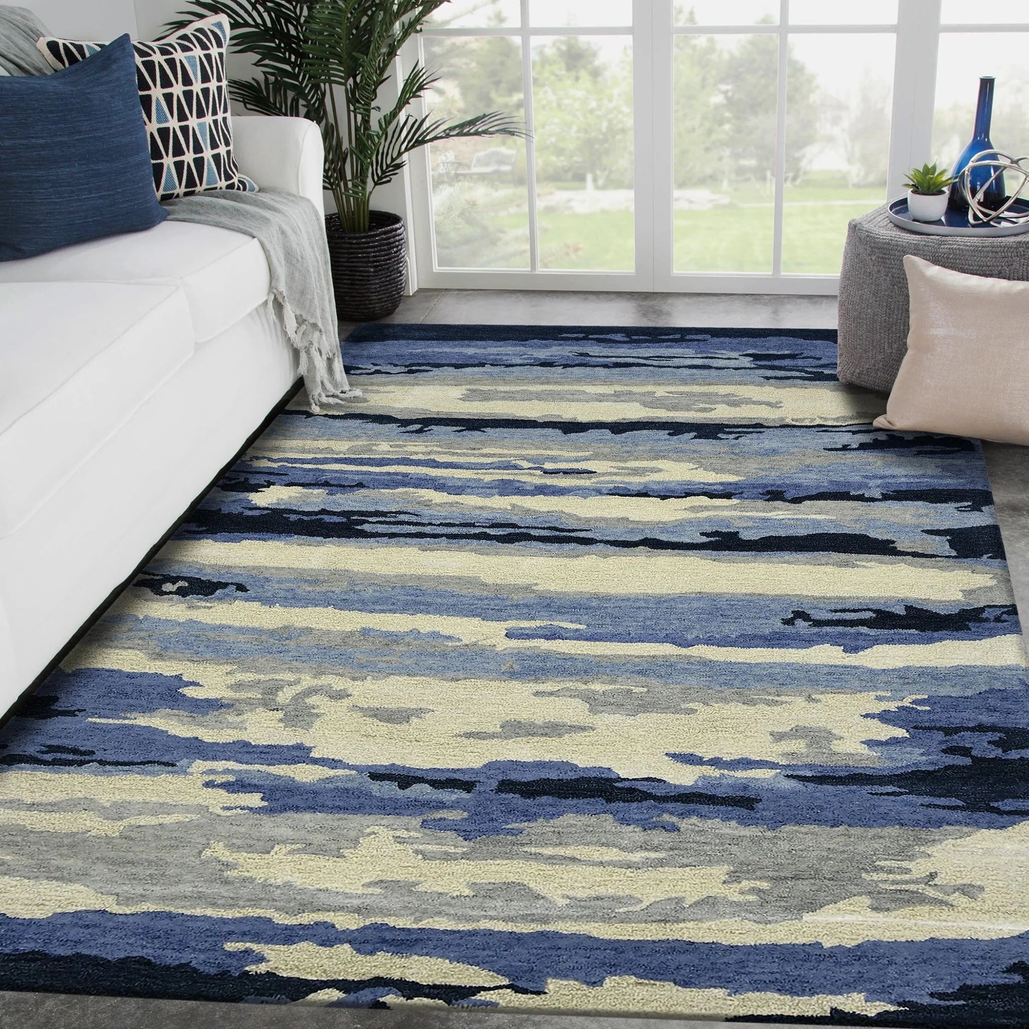 Amer Rugs ABS-7 Abstract Contemporary Area Rug - Image 5