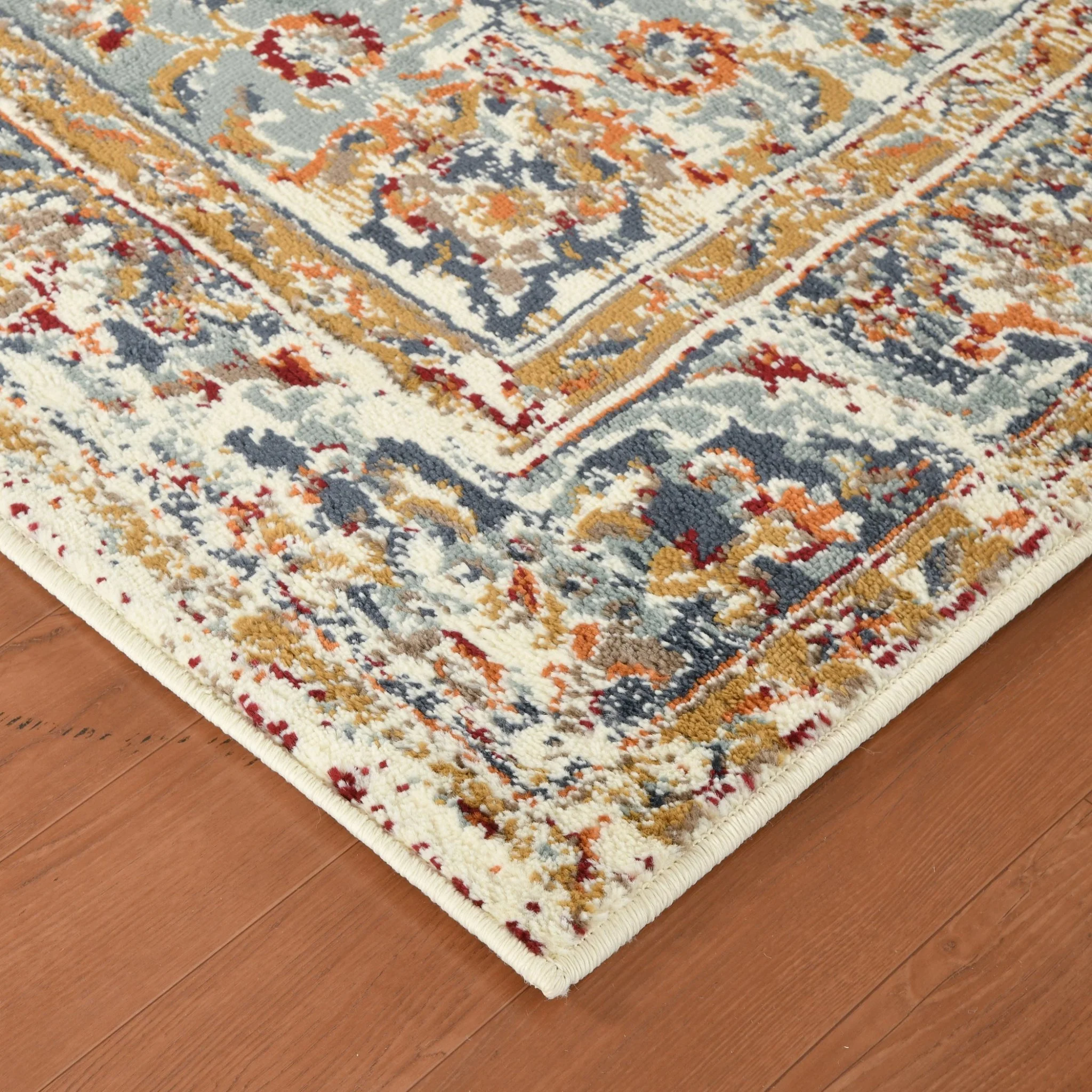 Amer Rugs ALU-3 Allure Classic Medallion /Navy Blue Area Rug - Image 4