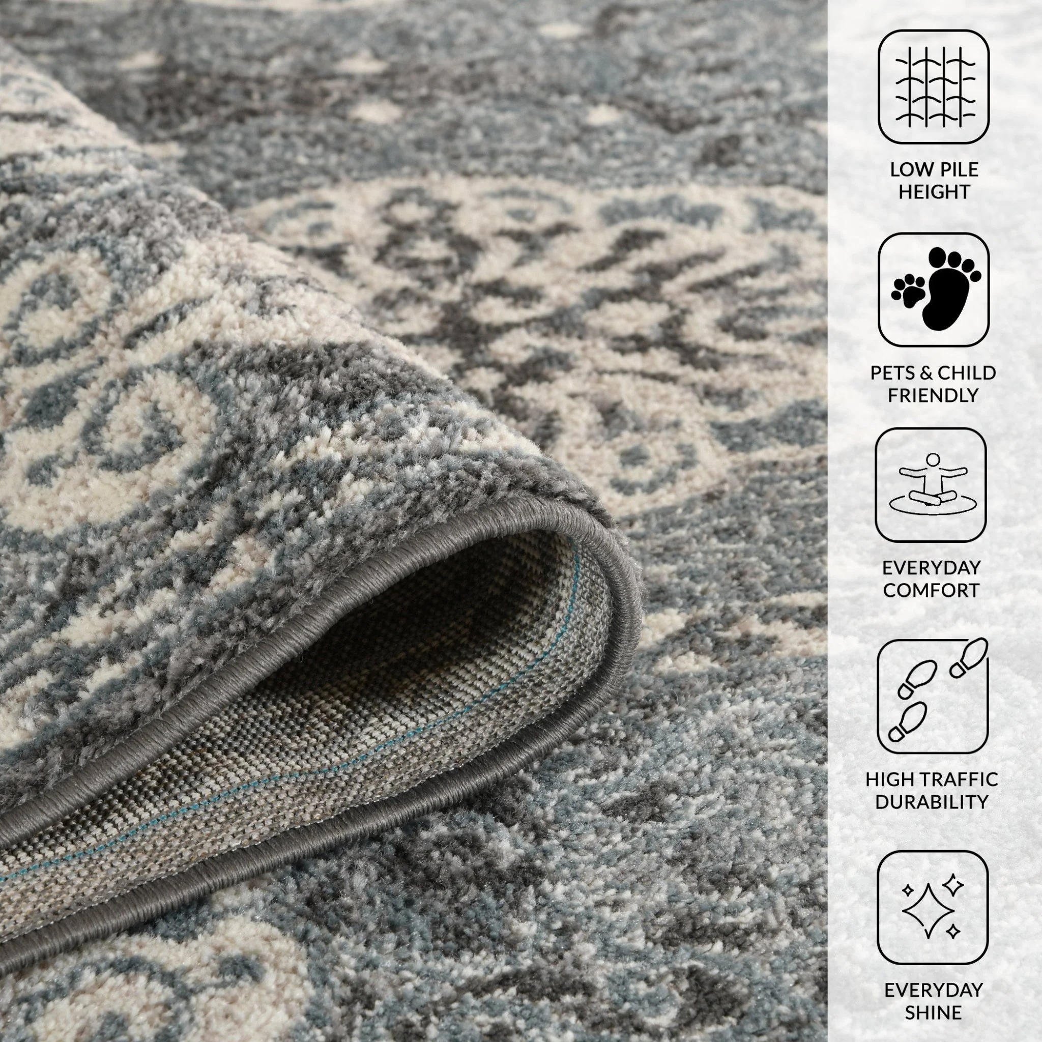 Amer Rugs ALX-10 Alexandria Classic Bordered Area Rug - Image 7