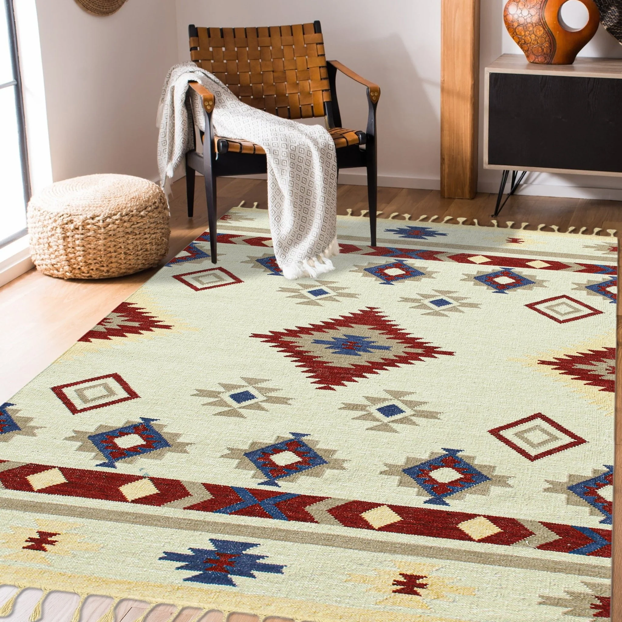 Amer Rugs ARI-6 Artifacts Southwestern Tribal Area Rug - Image 5