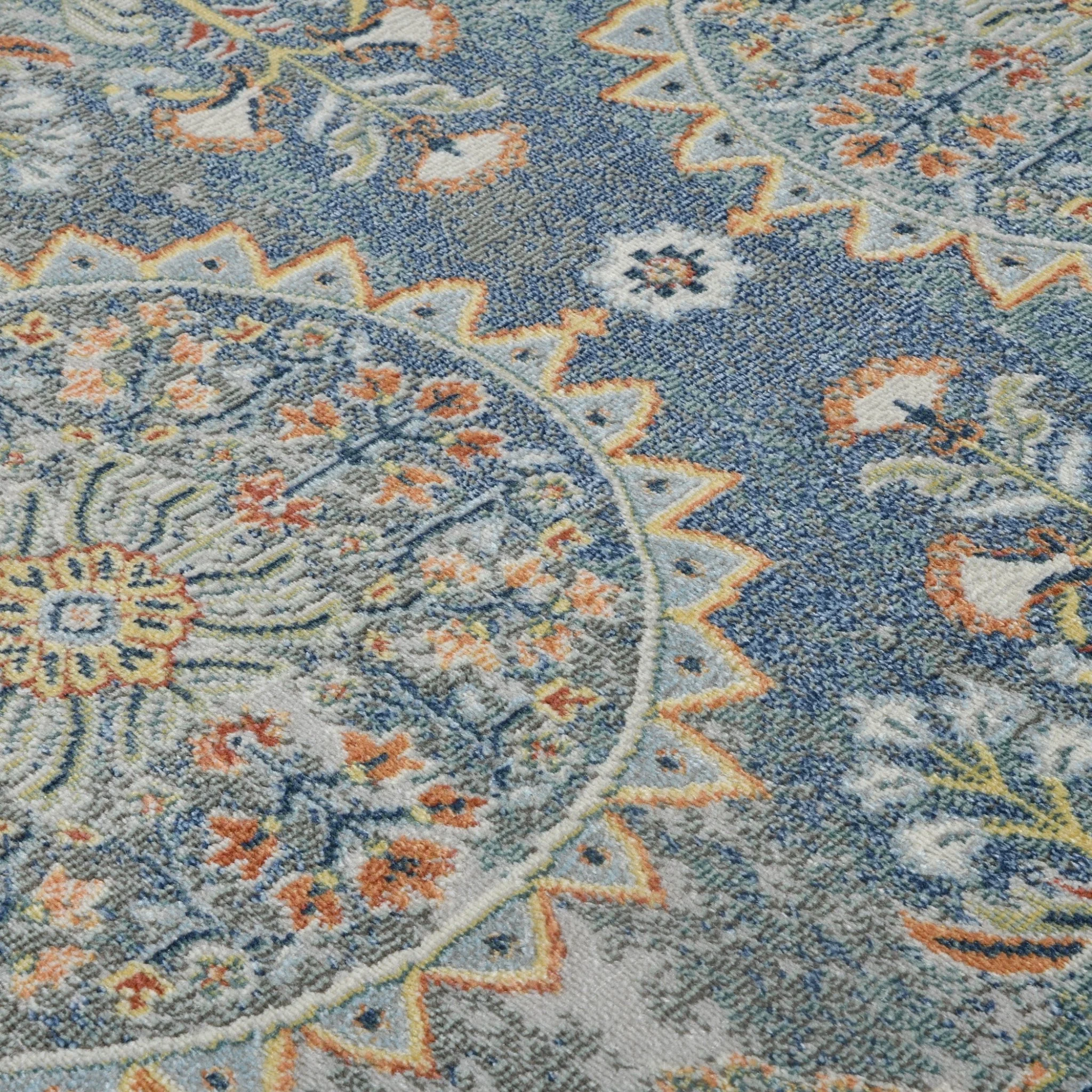 Amer Rugs BHM-7 Bohemian Transitional Bordered Area Rug - Image 3