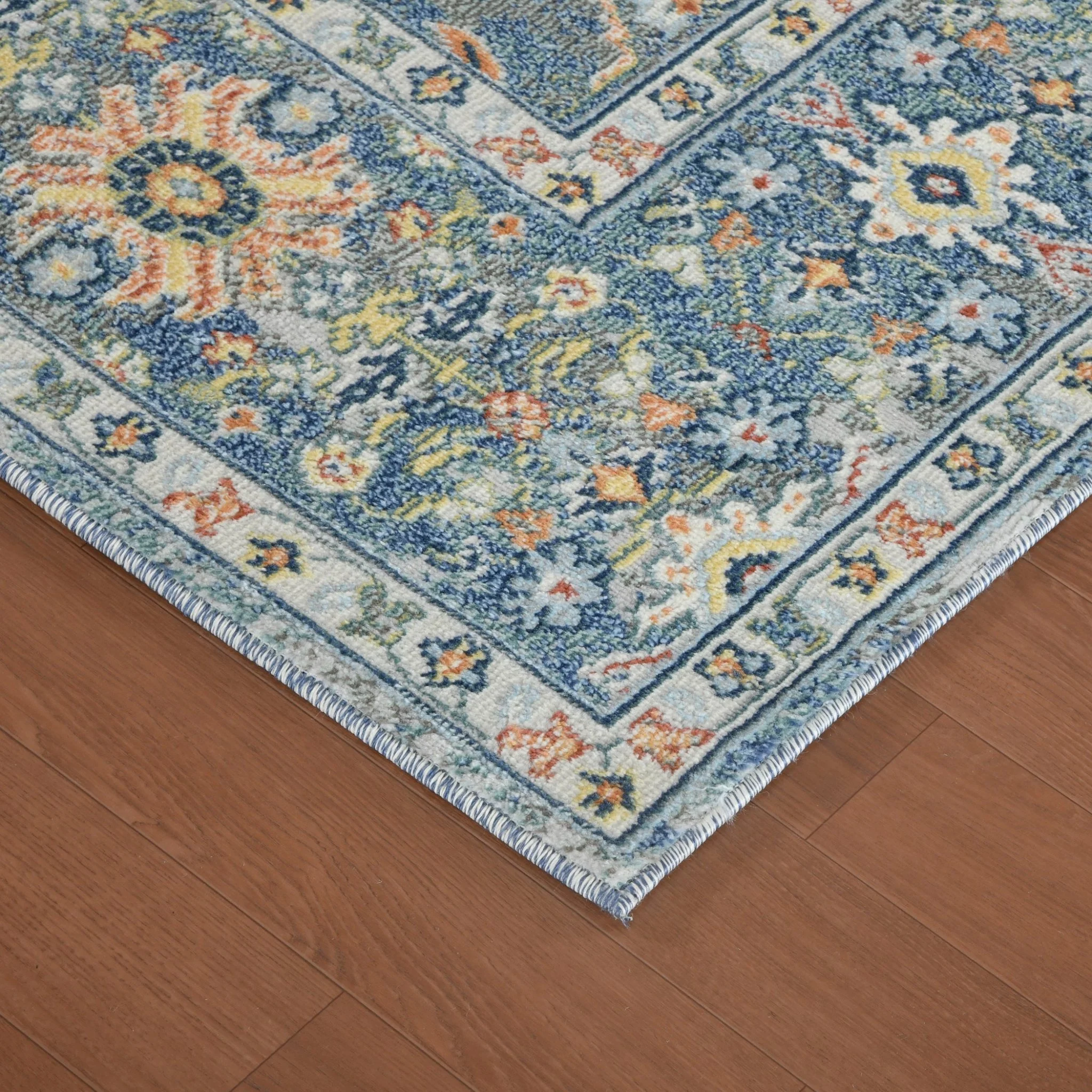 Amer Rugs BHM-7 Bohemian Transitional Bordered Area Rug - Image 4