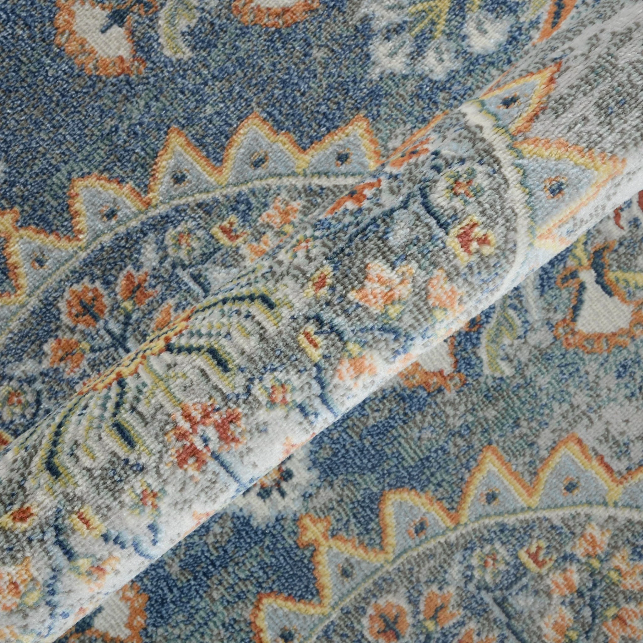 Amer Rugs BHM-7 Bohemian Transitional Bordered Area Rug - Image 7