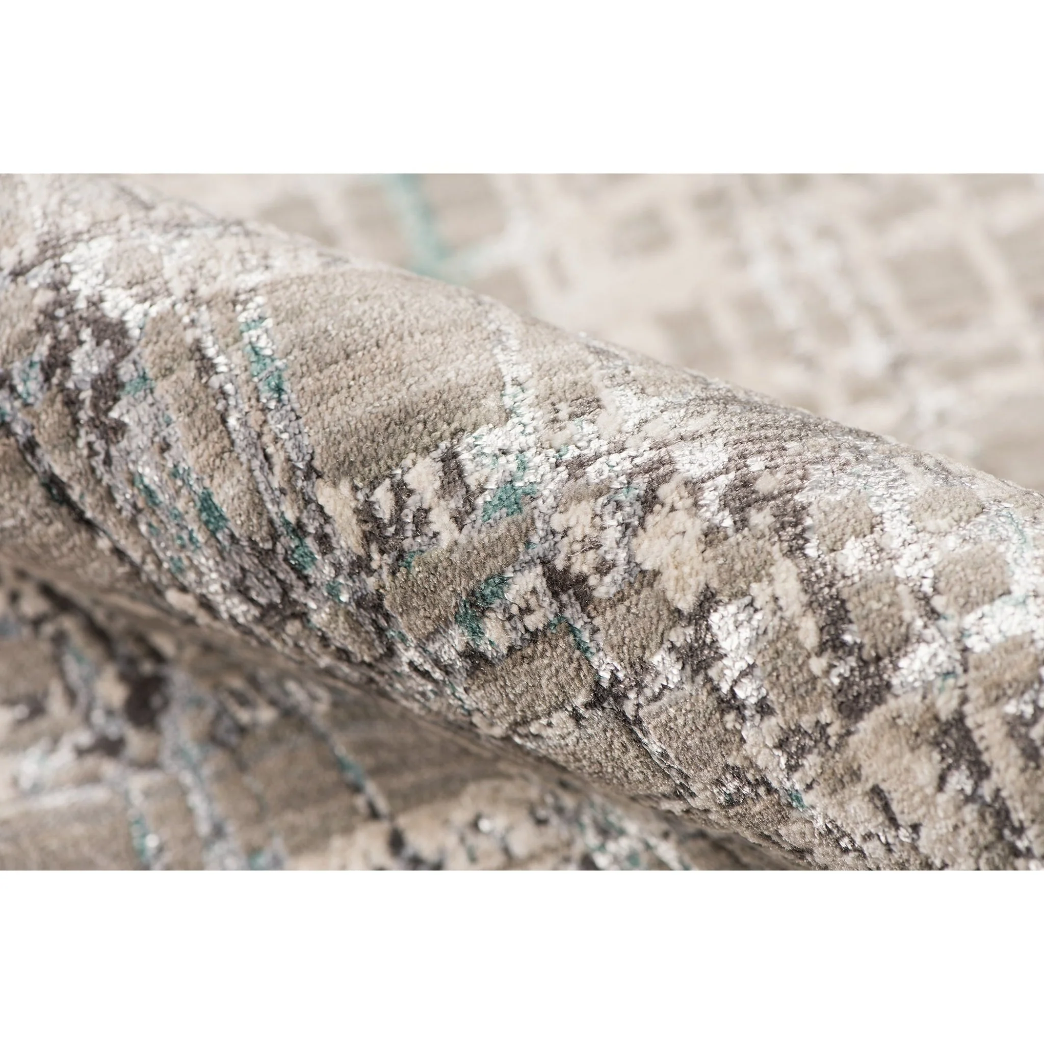 Amer Rugs CAM-47 Cambridge Contemporary Metallic Sheen Runner Rug, 2'6" X 8' Area Rug - Image 7