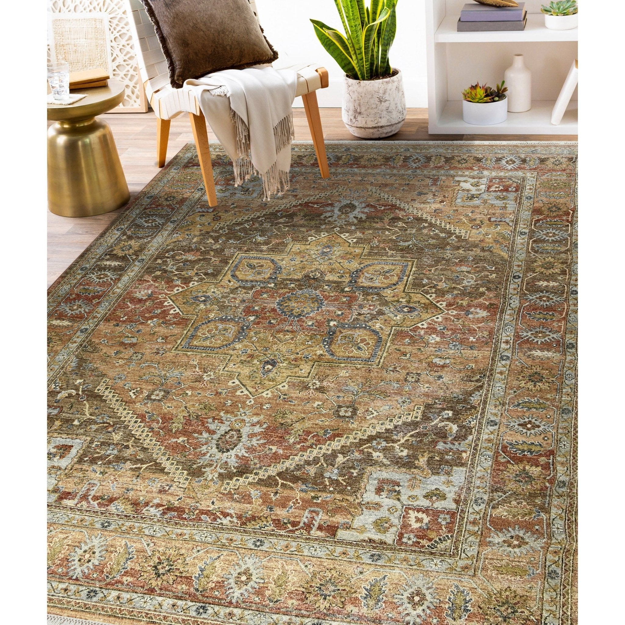 Amer Rugs MIL-4 Milano Classic Medallion Area Rug - Image 4