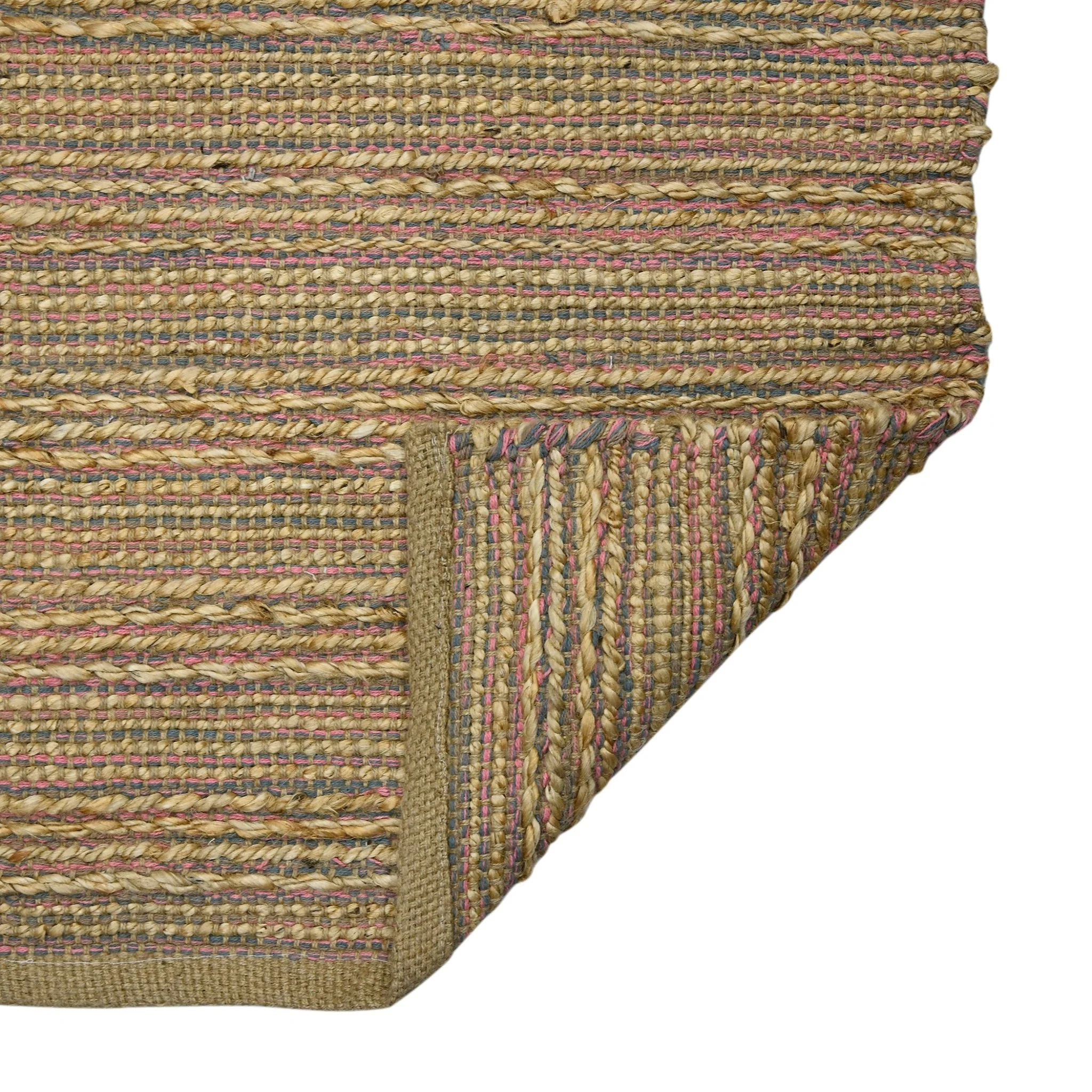Amer Rugs NAT-4 Naturals Farmhouse Striped Area Rug - Image 2