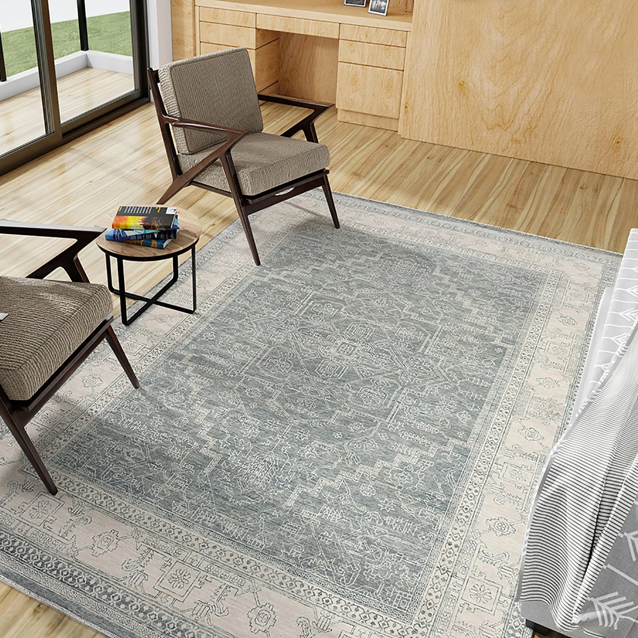 Amer Rugs NUI-3 Nuit Arabe Classic Bordered Area Rug - Image 5