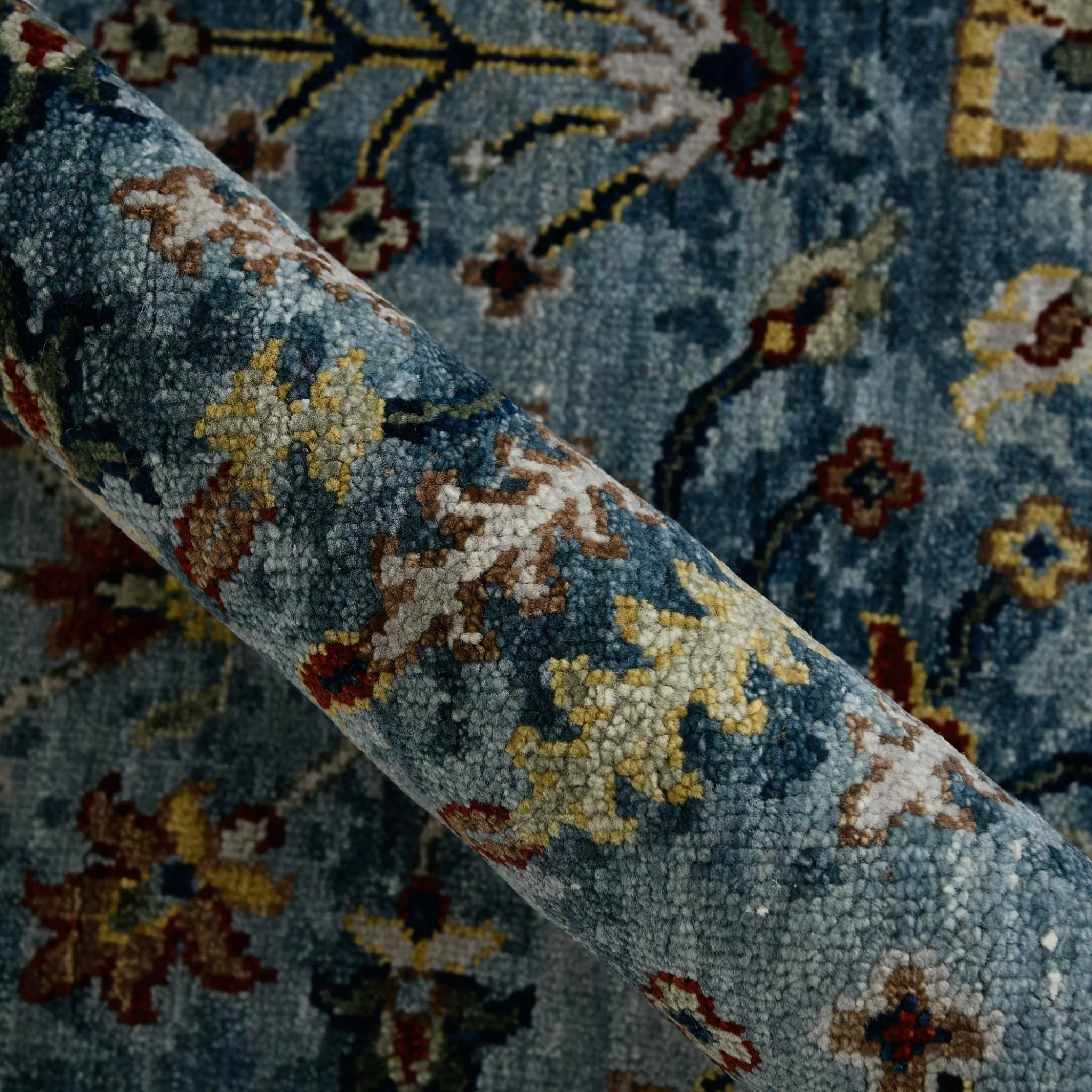 Amer Rugs NUI-60 Nuit Arabe Classic Bordered /Indigo Area Rug - Image 8