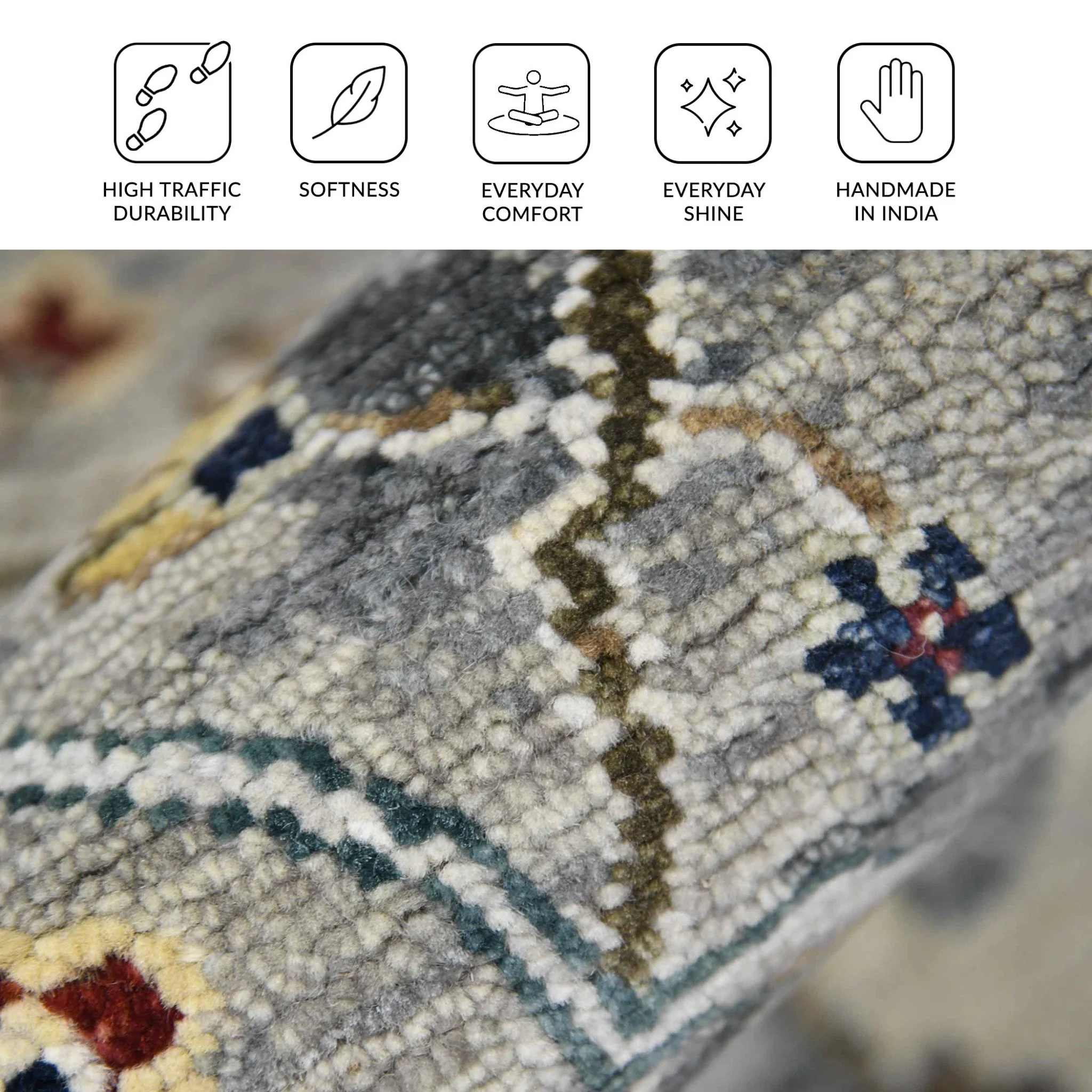 Amer Rugs NUI-74 Nuit Arabe Classic Bordered Area Rug - Image 9