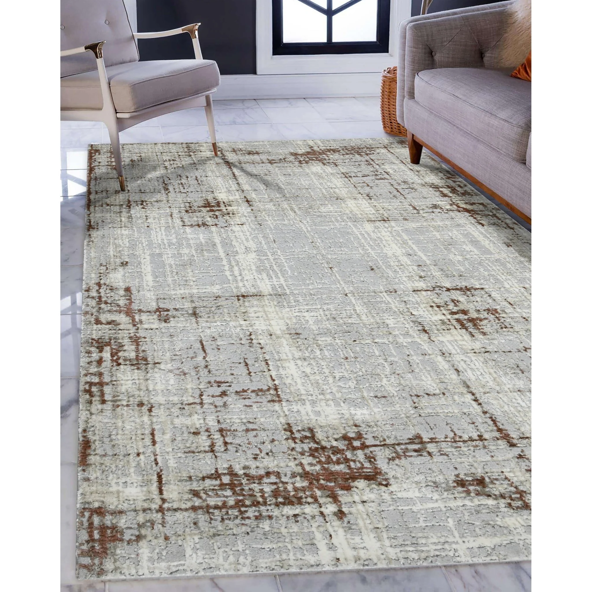 Amer Rugs SAV-6 Savannah Contemporary /Red Runner Rug, 2'8" X 10' Area Rug - Image 5