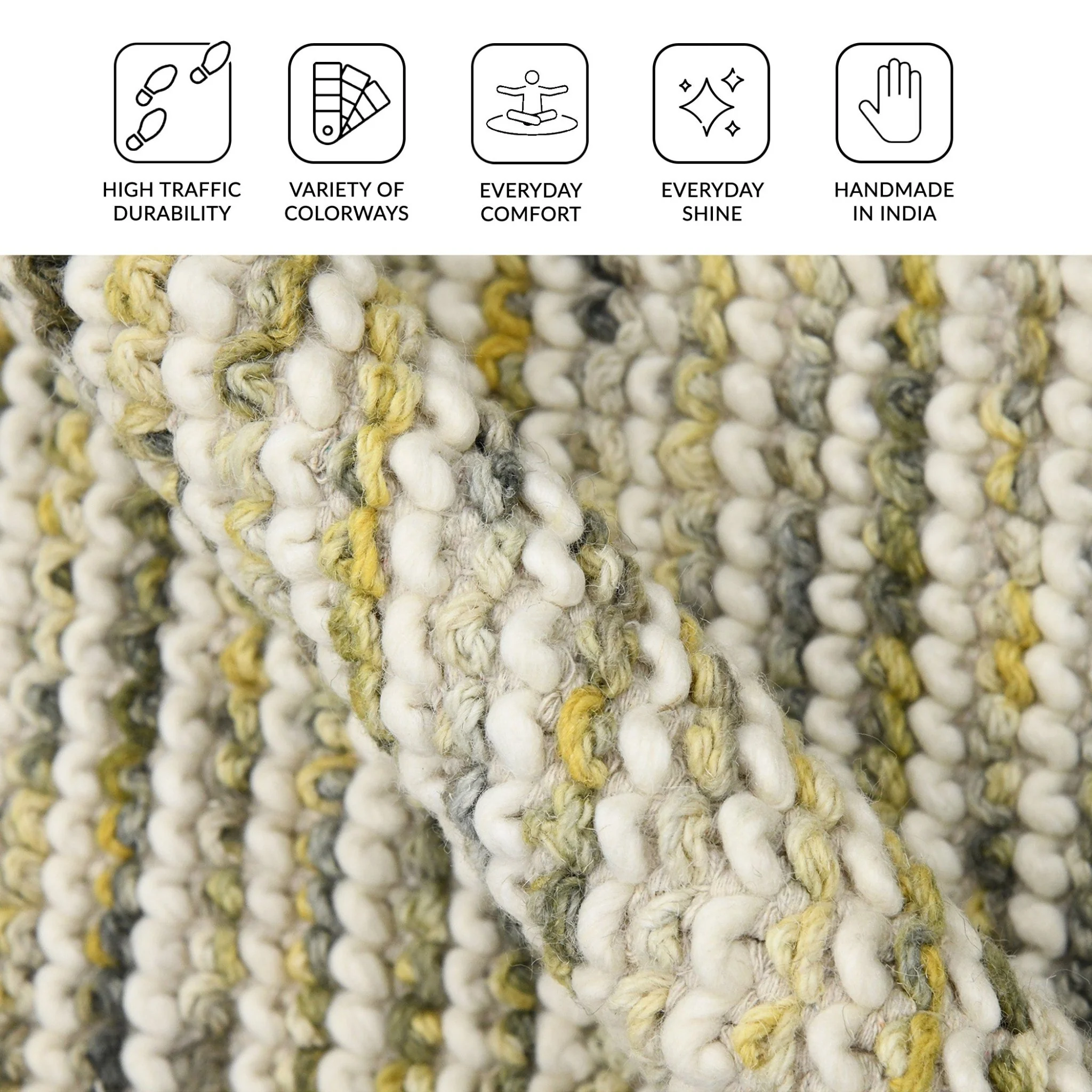 Amer Rugs VIV-4 Vivid Transitional Striped Area Rug - Image 9