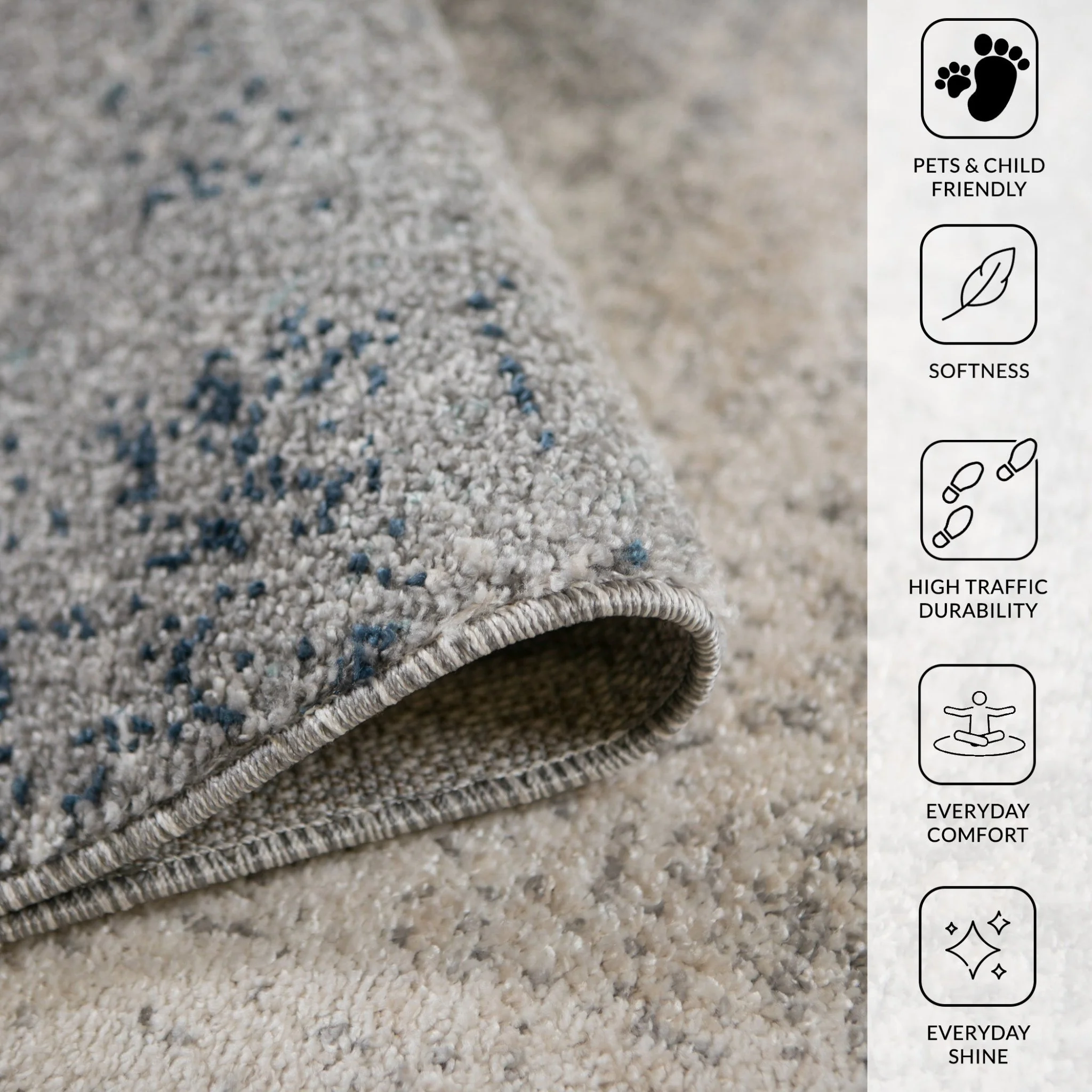 Amer Rugs YAS-2 Yasmin Contemporary /Gray Area Rug - Image 12
