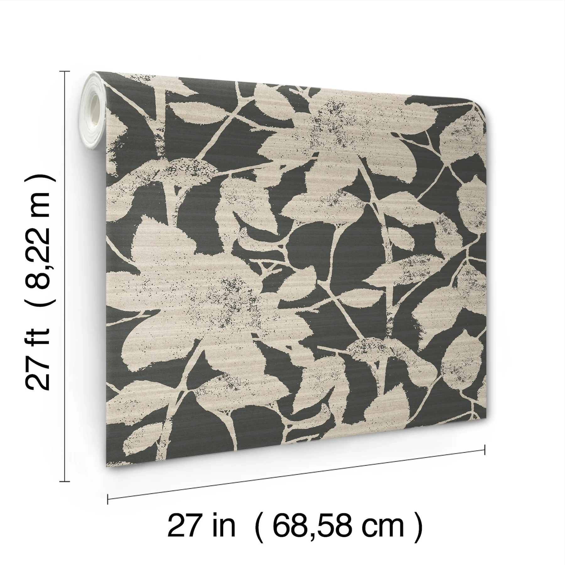 Antonina Vella LL3213 Solange Black Botanical Wallpaper - Image 3