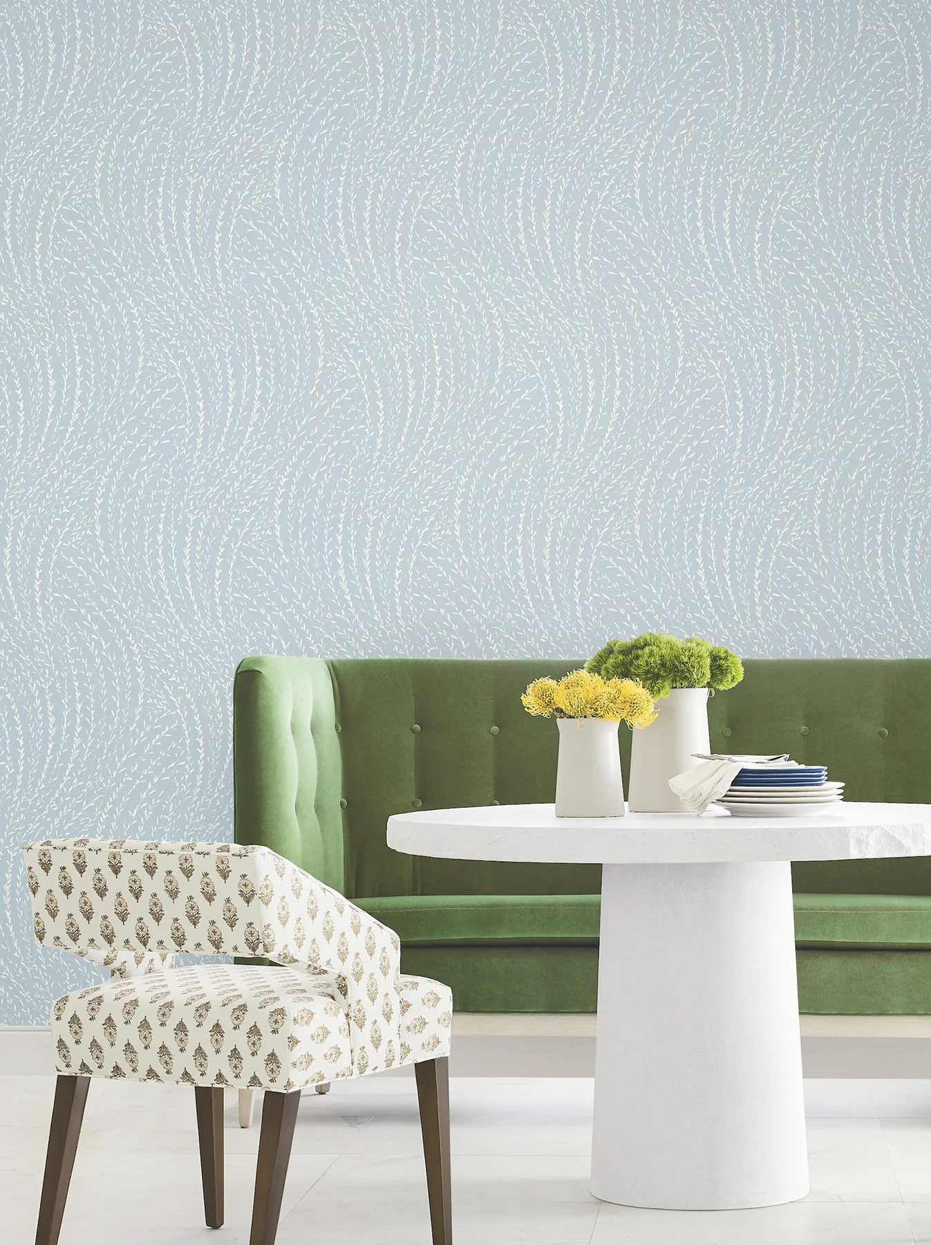 Antonina Vella LL3223 Willow Song Sky Blue Botanical Wallpaper - Image 5