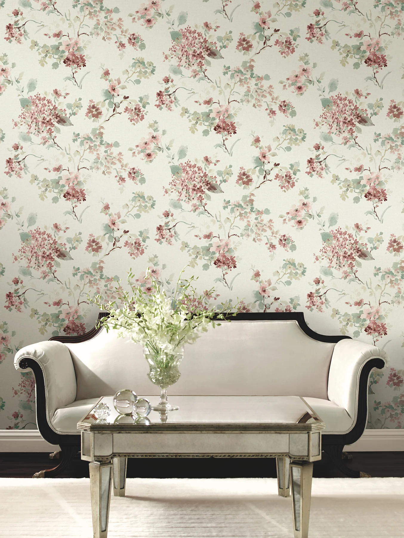 Antonina Vella LL3230 Veiled Garden Rose Floral Wallpaper - Image 4