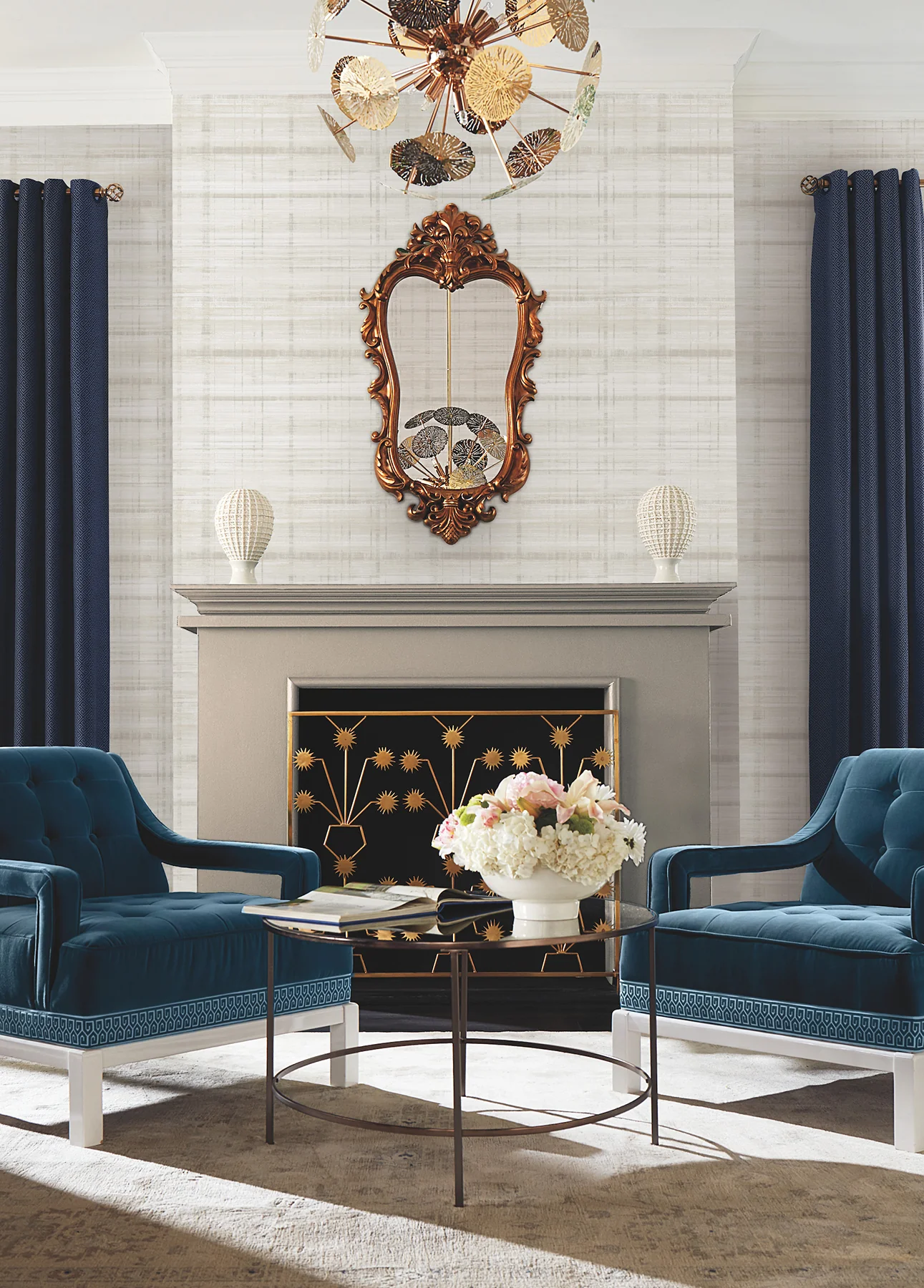 Antonina Vella LL3243 Vanishing Point Dove Striated Wallpaper - Image 4