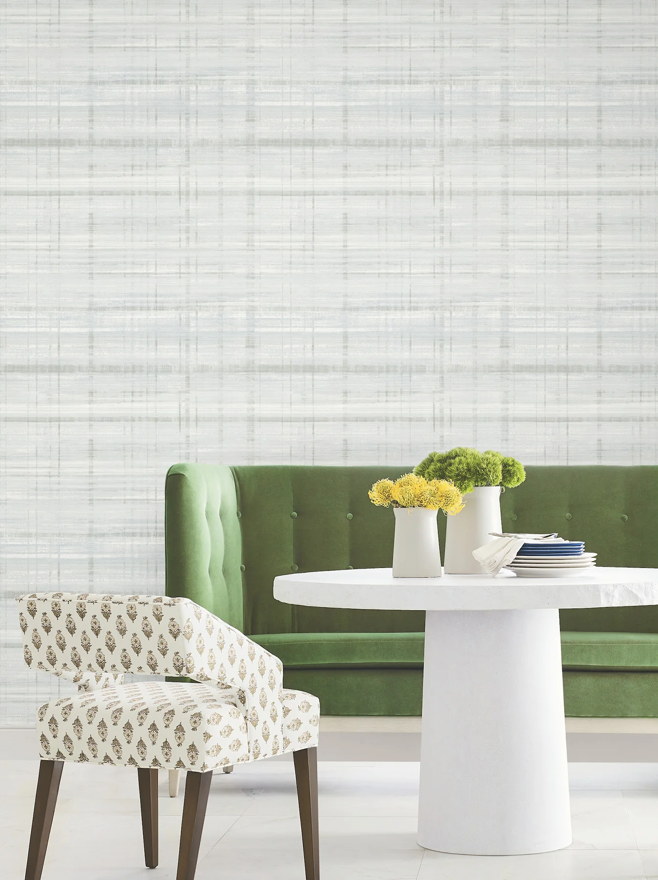 Antonina Vella LL3244 Vanishing Point Seafoam Striated Wallpaper - Image 5