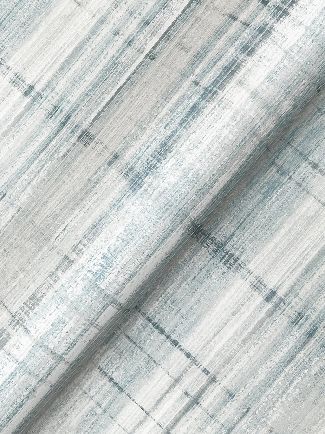 Antonina Vella LL3245 Vanishing Point Blue Striated Wallpaper - Image 3