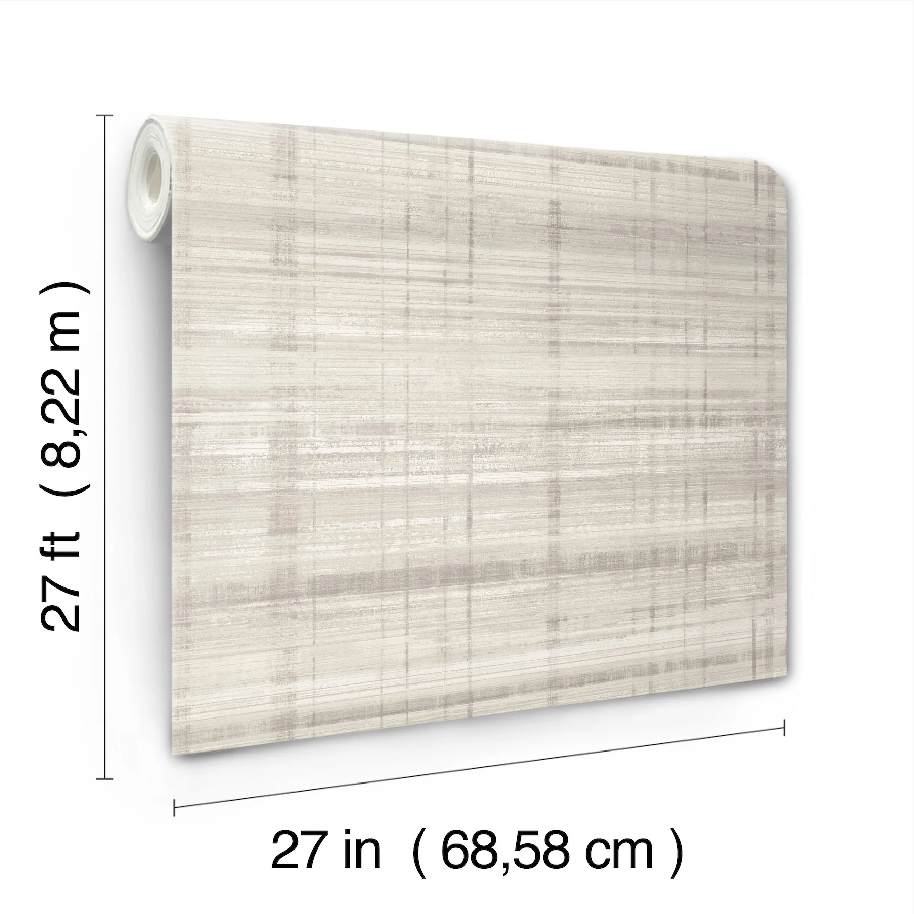 Antonina Vella LL3246 Vanishing Point Grey Striated Wallpaper - Image 3