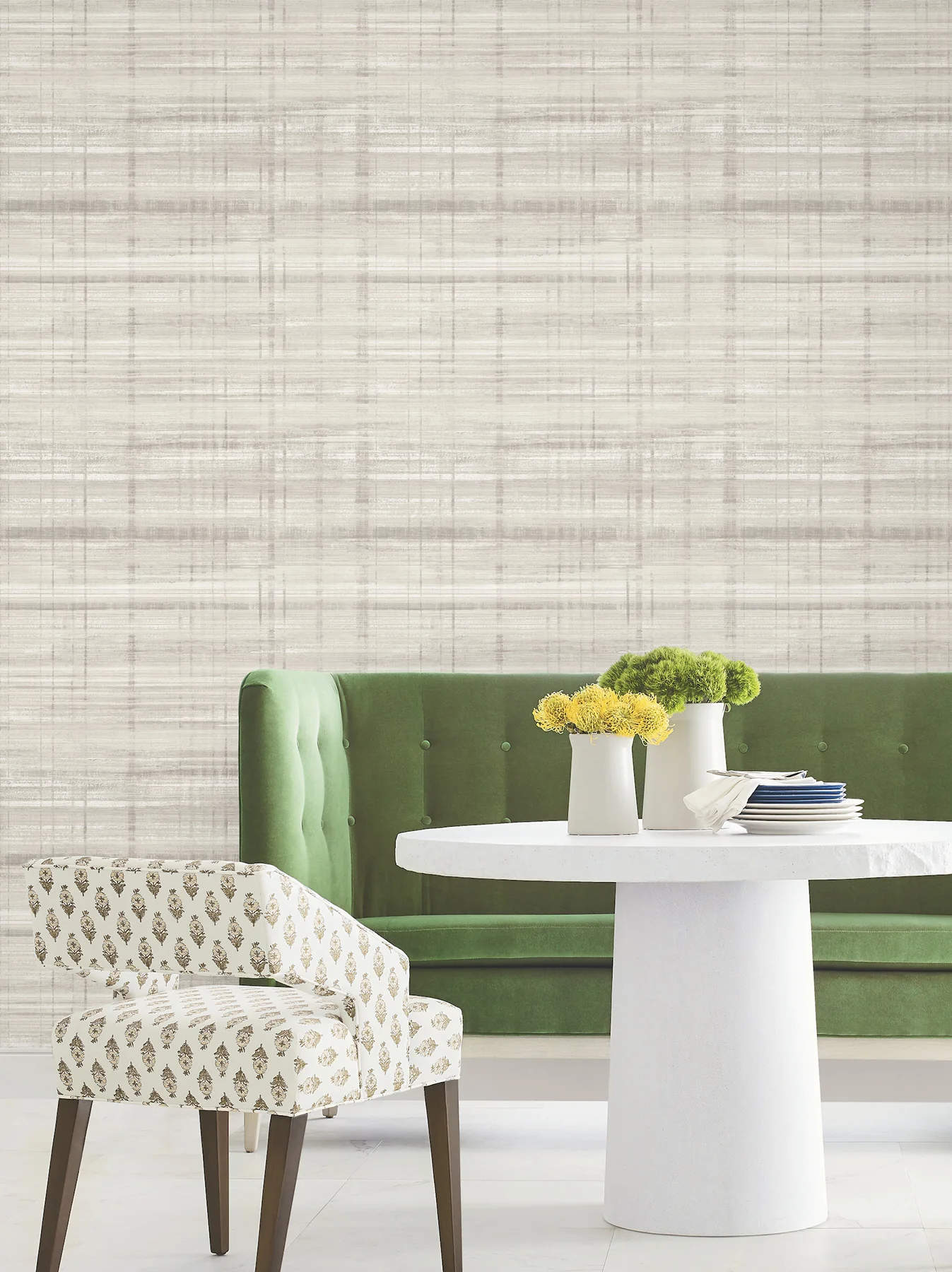Antonina Vella LL3246 Vanishing Point Grey Striated Wallpaper - Image 5
