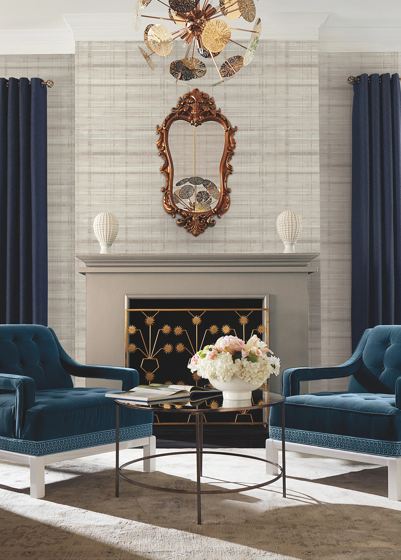 Antonina Vella LL3247 Vanishing Point Neutral Striated Wallpaper - Image 4