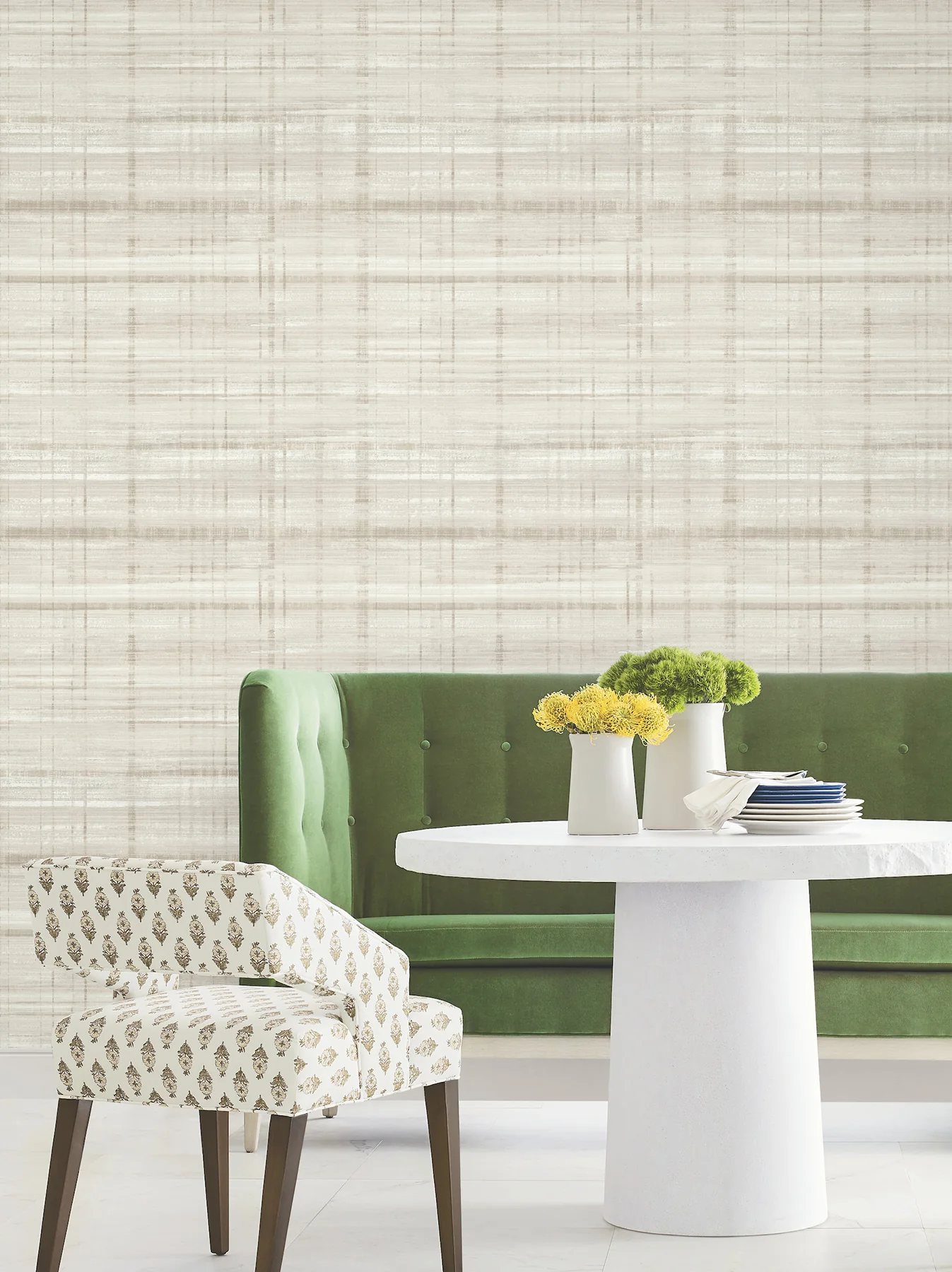 Antonina Vella LL3247 Vanishing Point Neutral Striated Wallpaper - Image 5