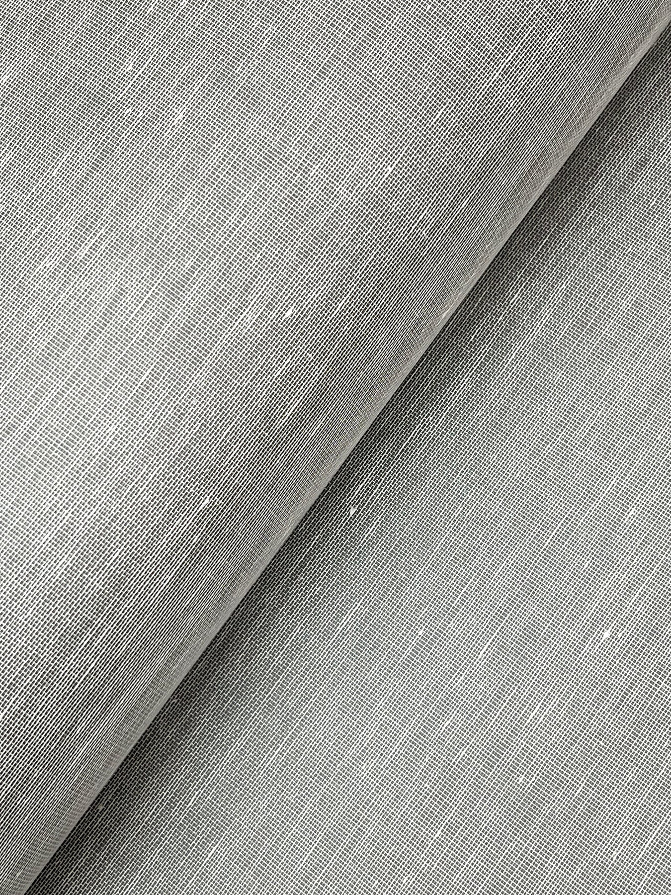 Antonina Vella LL4353 Hempfield Weave Charcoal Loomed Wallpaper - Image 2