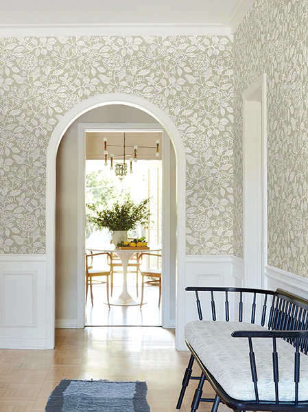Antonina Vella VP1344 Rowen Taupe Botanical Wallpaper - Image 5