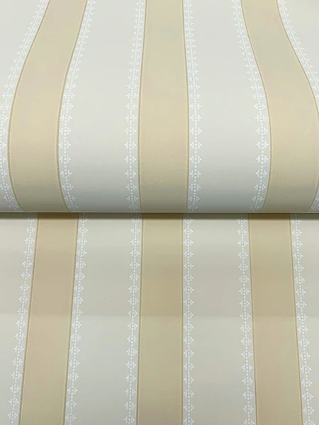 Antonina Vella VP1374 Tilford Neutral Awning Stripe Wallpaper - Image 2