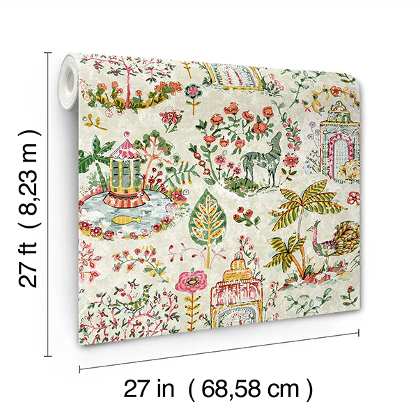 Antonina Vella VP1401 Parc Multicolor Garden Dreams Wallpaper - Image 3