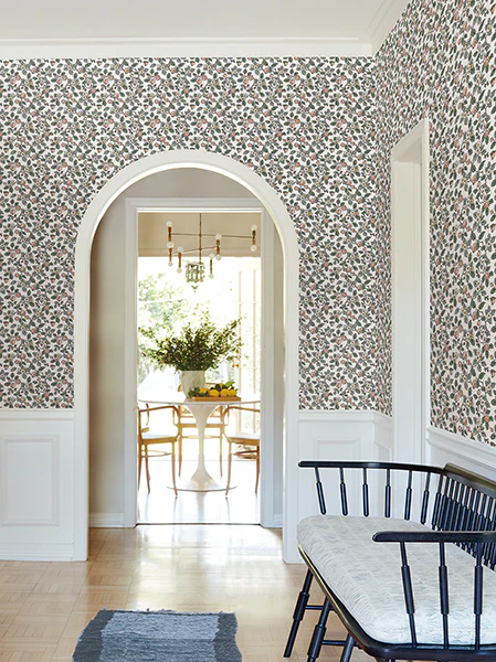 Antonina Vella VP1414 Framboise Blush Berry Vines Wallpaper - Image 5