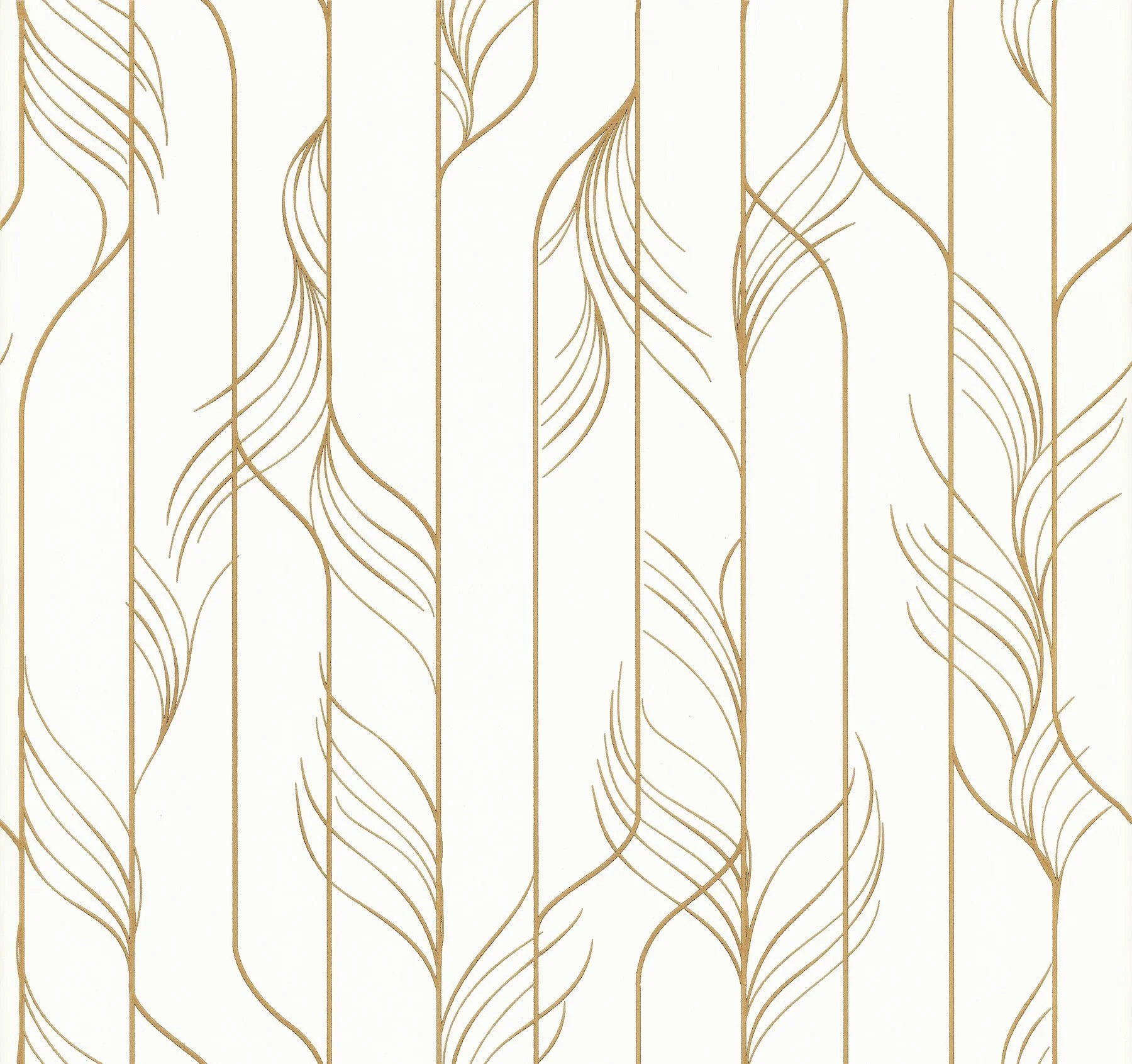 Candice Olson DF3301 Elemental Thread White & Gold Wallpaper - Image 3