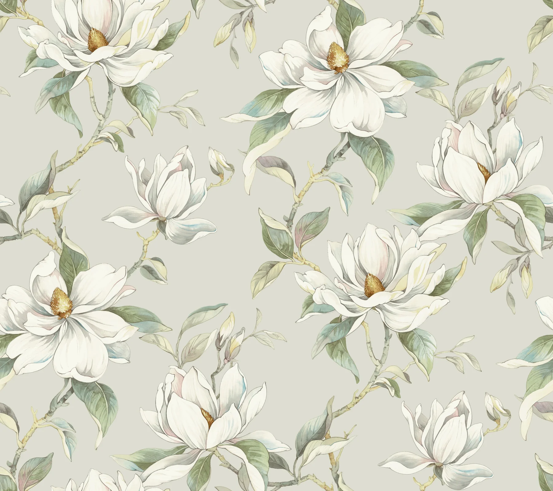 Candice Olson DF3314 Garden Jewels Warm Grey Wallpaper - Image 3