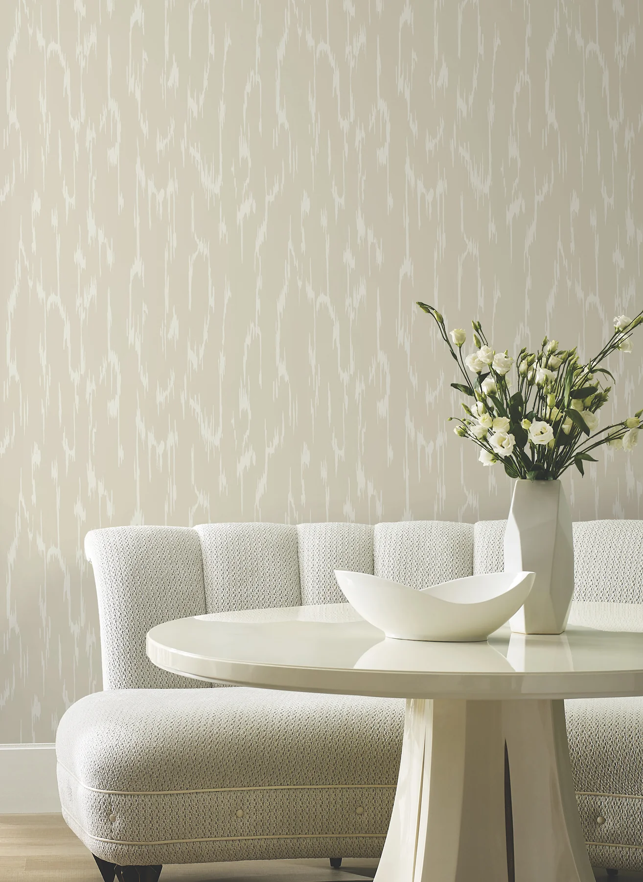 Candice Olson DF3364 Flowing Taupe Wallpaper - Image 2