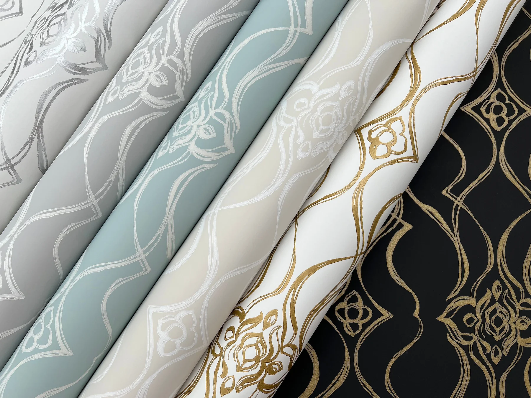 Candice Olson DF3375 Pirouette Beige Wallpaper - Image 7