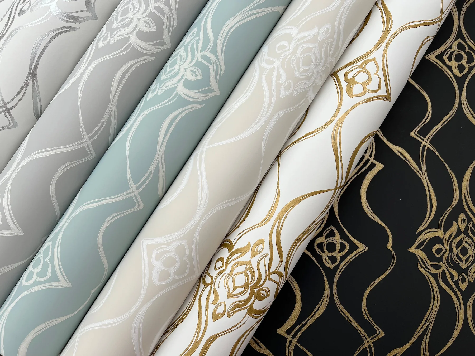Candice Olson DF3375 Pirouette Beige Wallpaper - Image 8