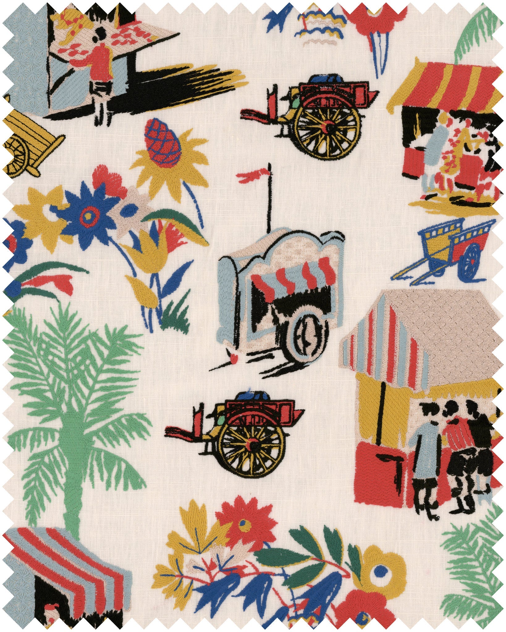 MindtheGap CARRETTO DEL CIBO Taupe FB00149 Fabric