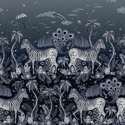 CLARKE AND CLARKE W0201/01.CAC.0 LOST ADVENTURE MIDNIGHT WP Fabric