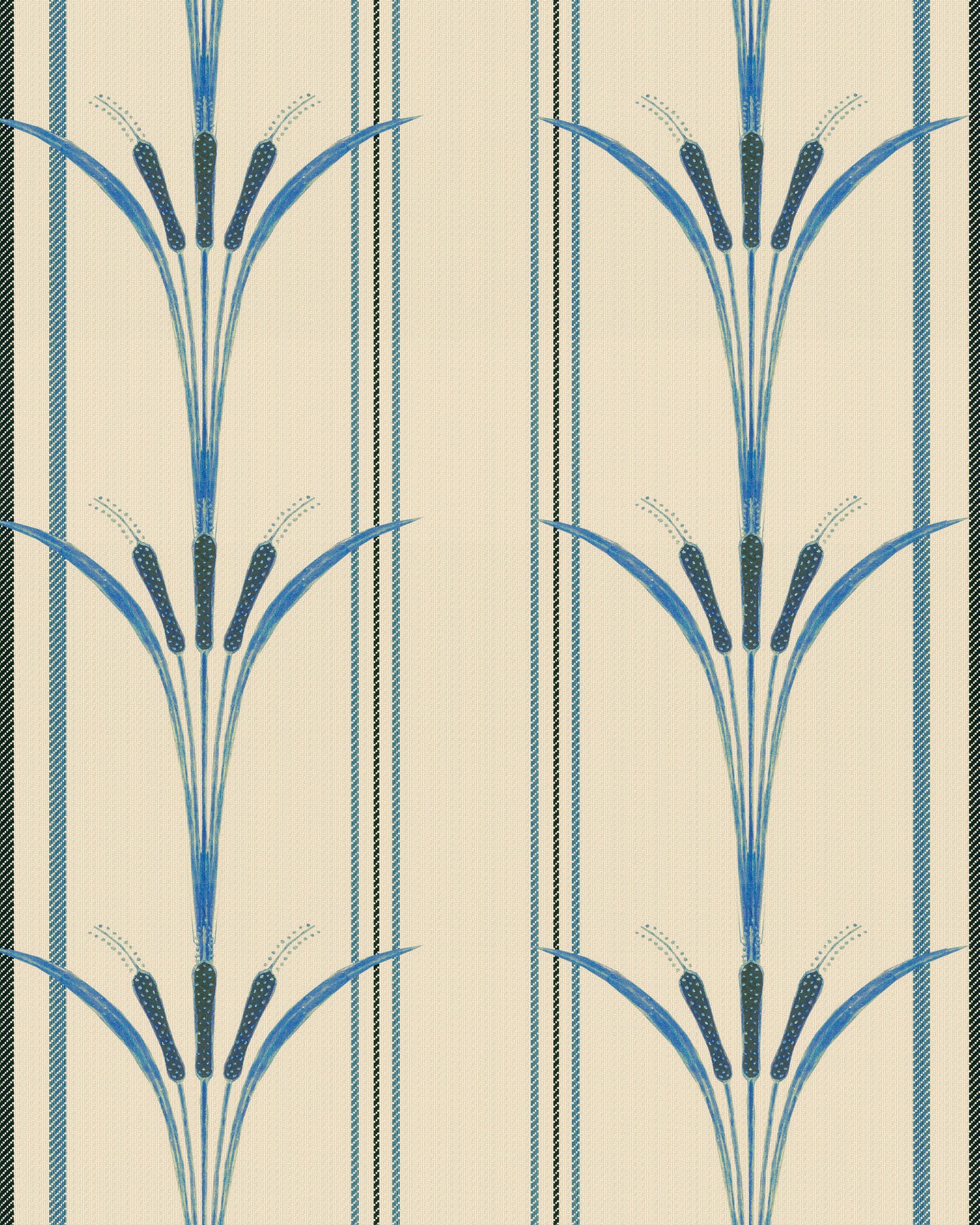 MindtheGap DANUBE STRIPE Blue  WP30156 Wallpaper